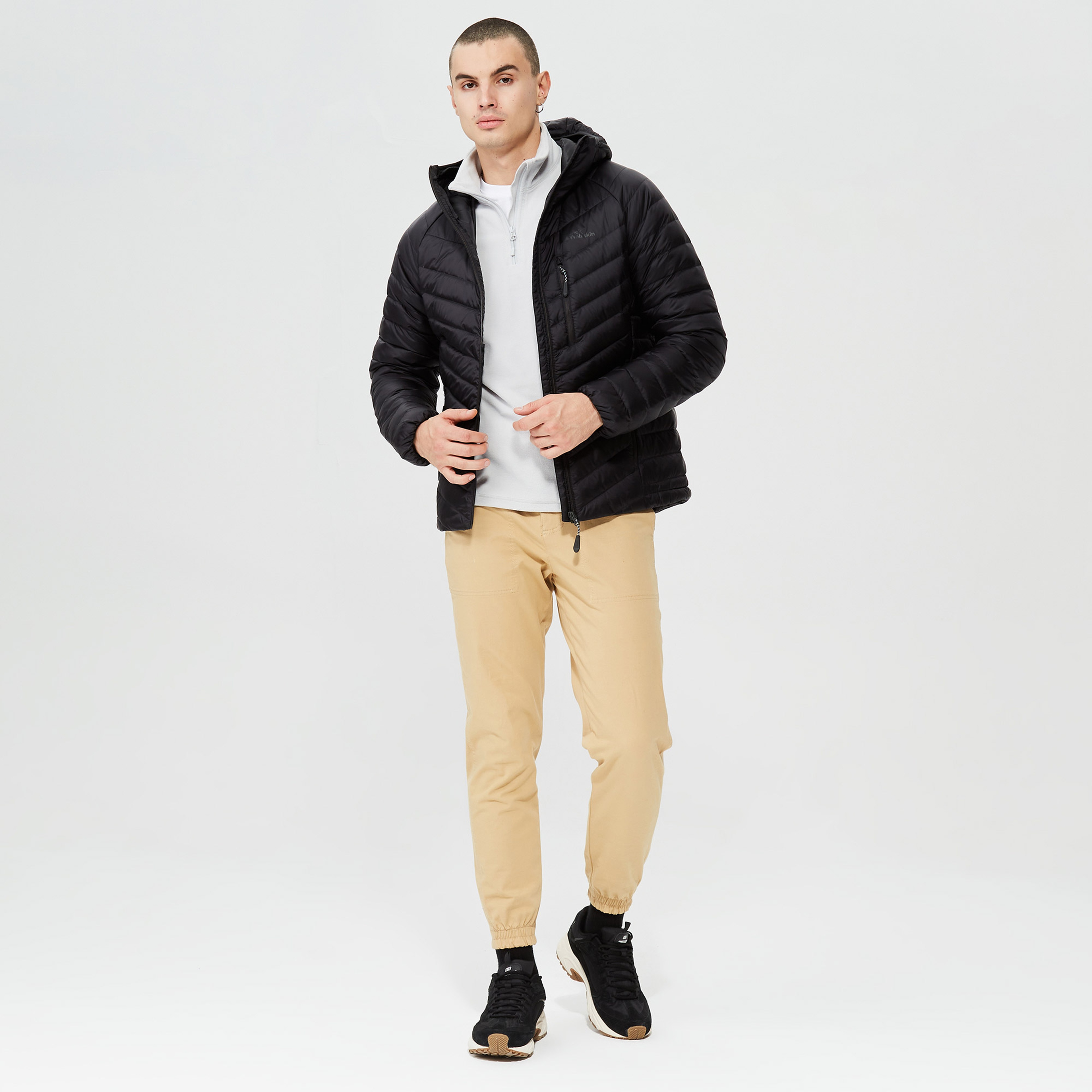 Jack Wolfskin Passamani Down Hoody Erkek Gri Mont