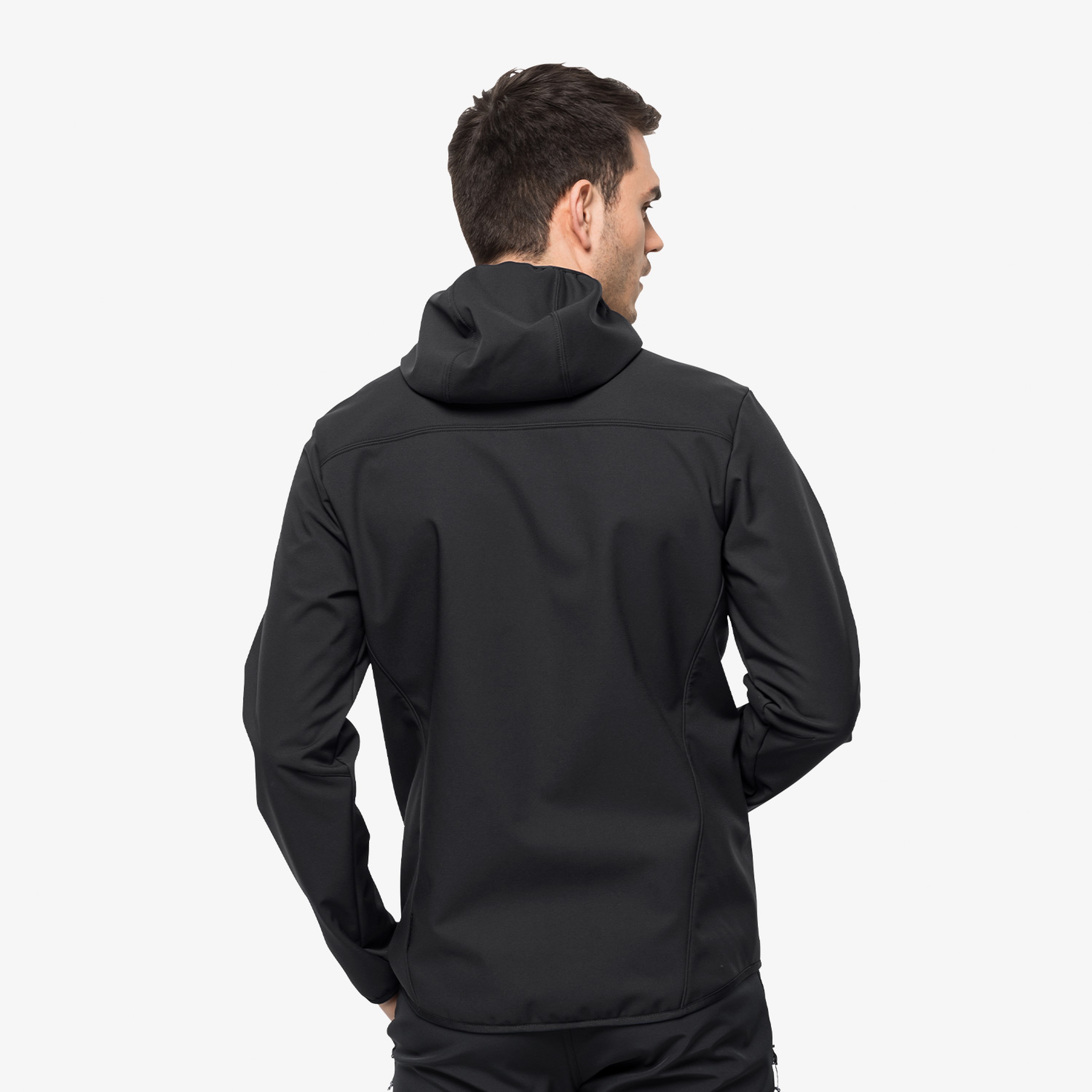 Jack Wolfskin Bornberg Hoody Erkek Siyah Mont
