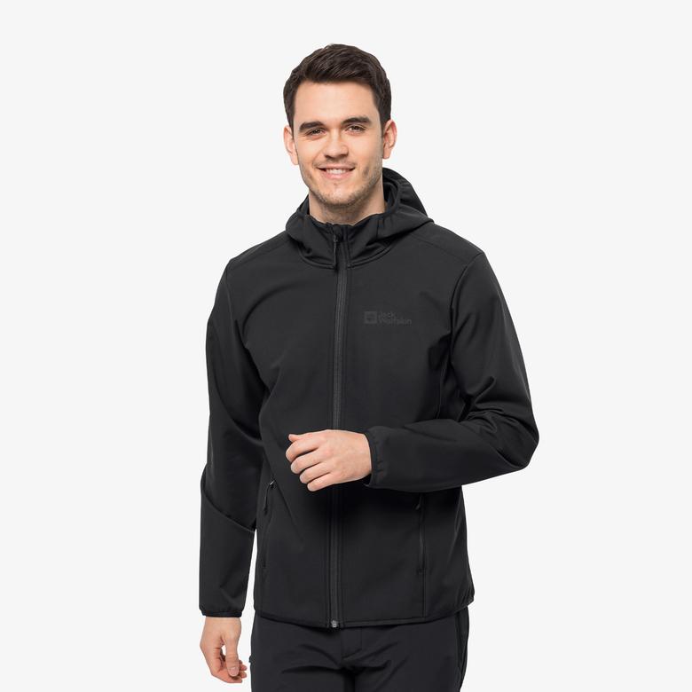 Jack Wolfskin Bornberg Hoody Erkek Siyah Mont