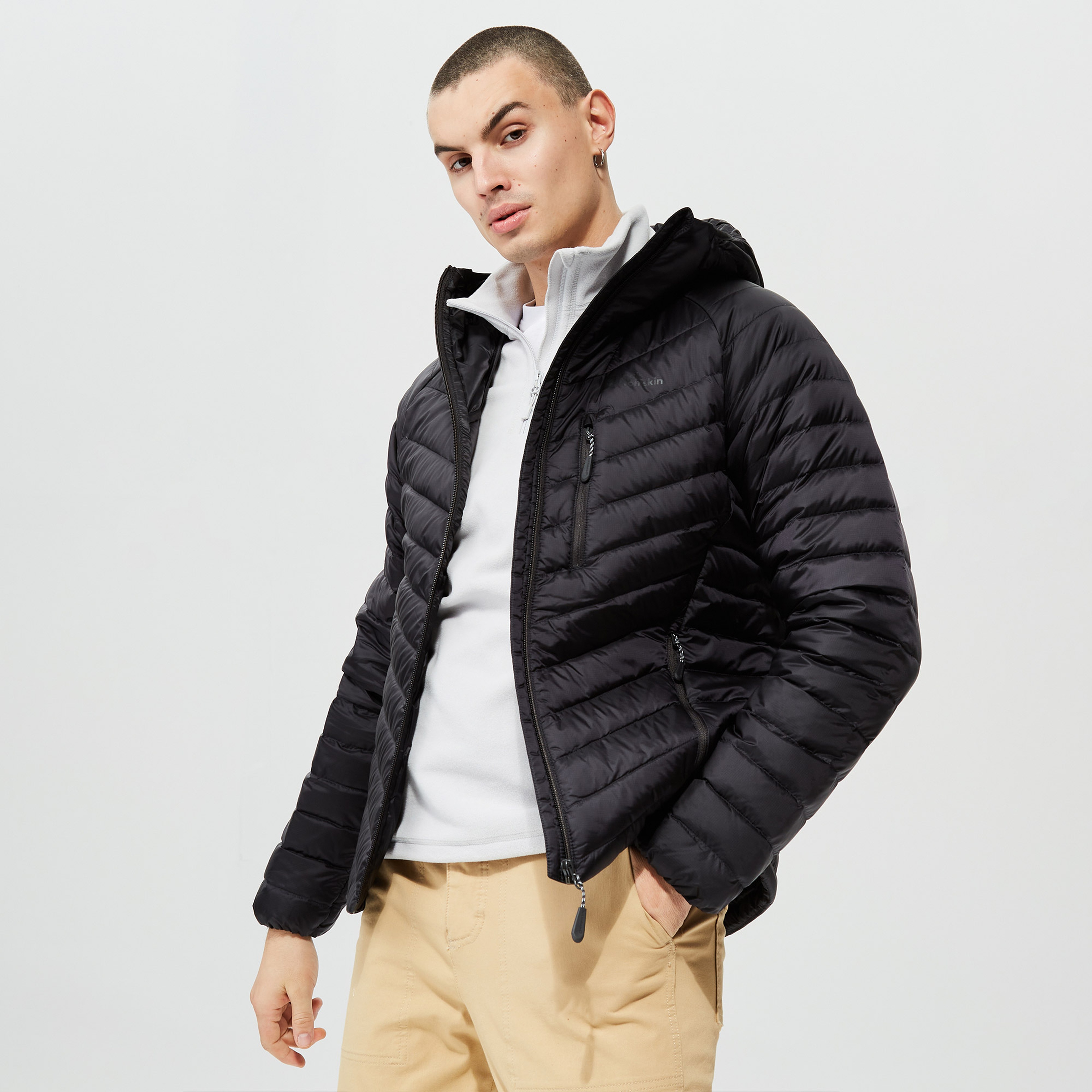 Jack Wolfskin Passamani Down Hoody Erkek Gri Mont