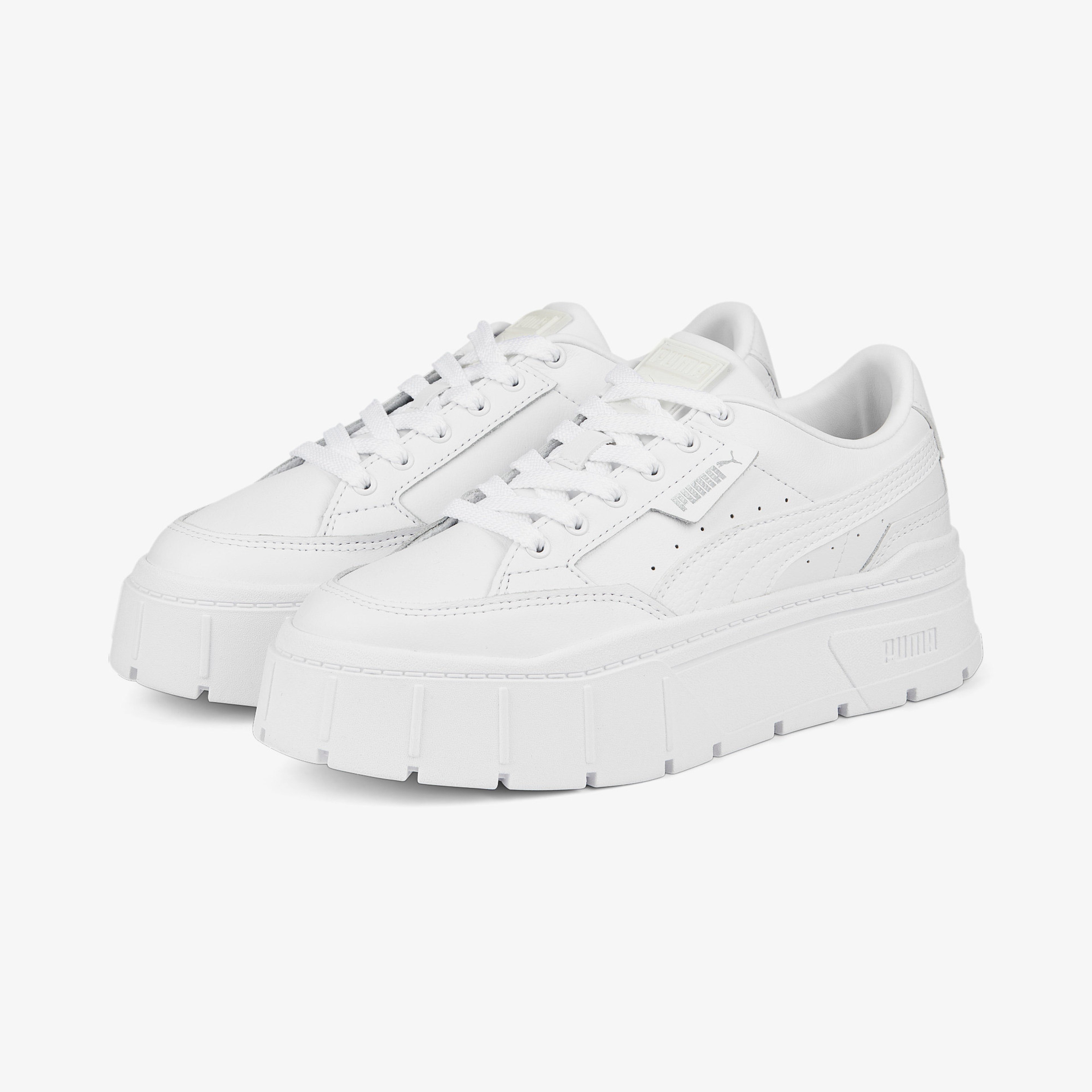 Puma Mayze Stack Kadın Platform Beyaz Spor Ayakkabı