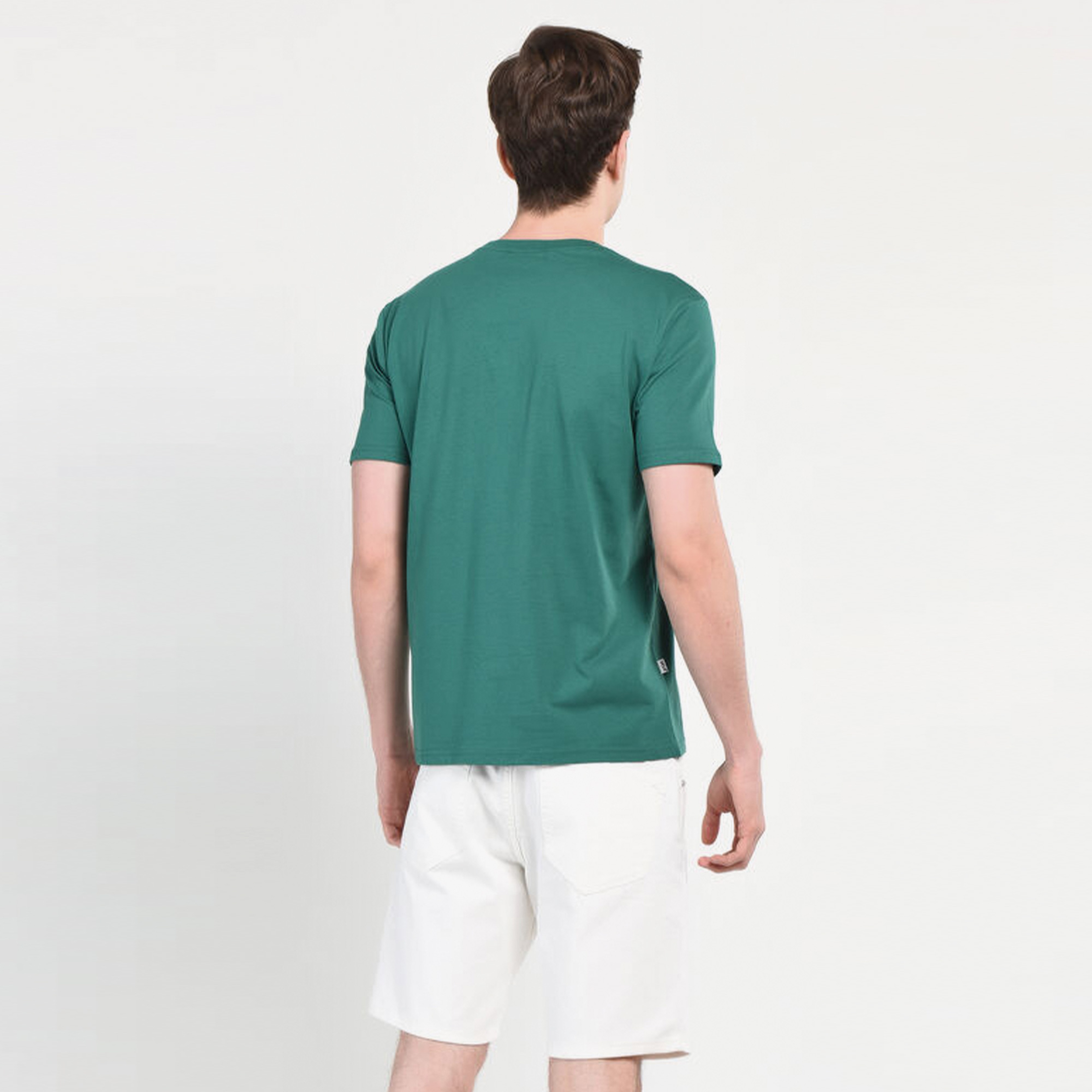 Ucla Culver Erkek Yeşil Bisiklet Yaka T-Shirt