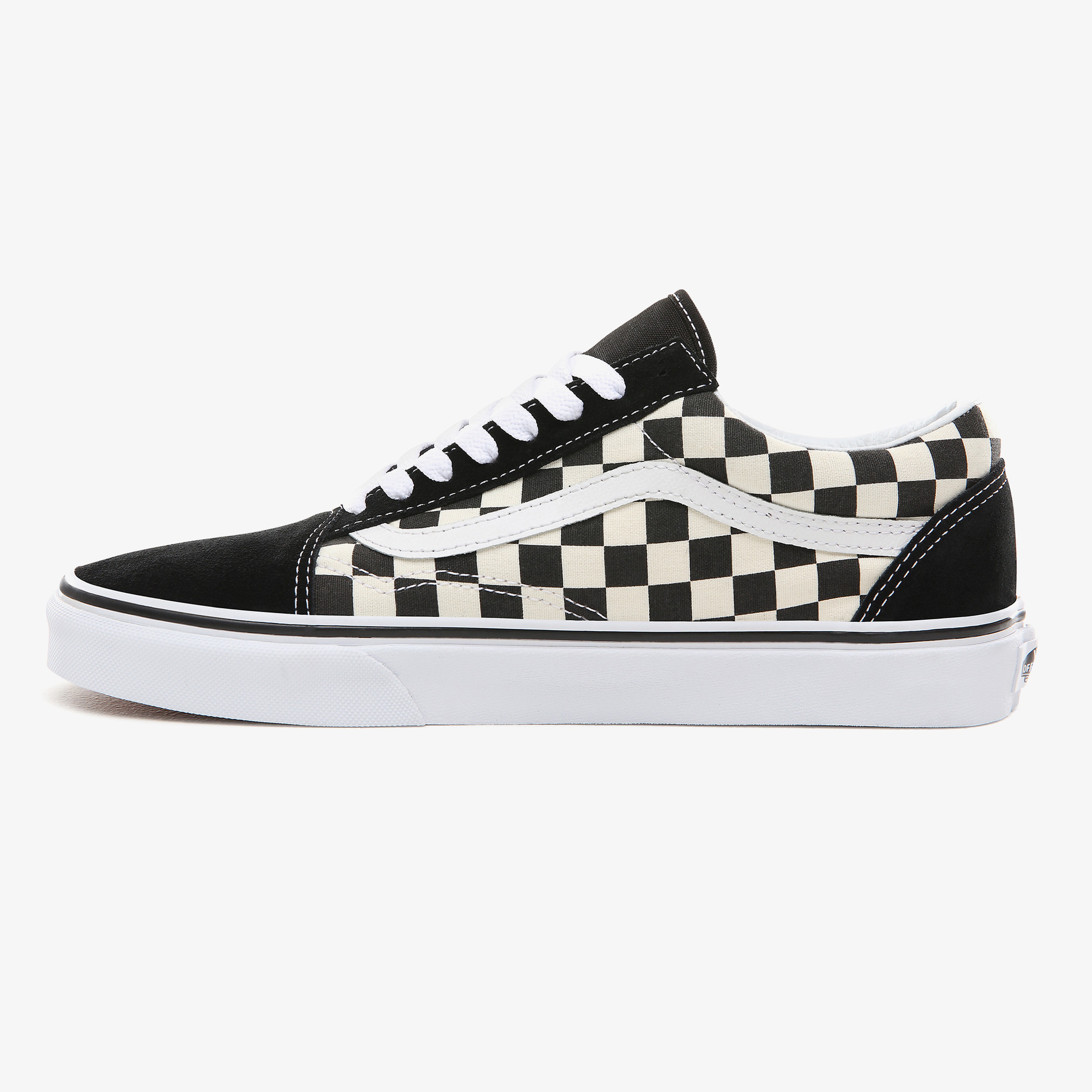 Vans  Primary Check Old Skool Siyah - Bej Unisex Sneaker