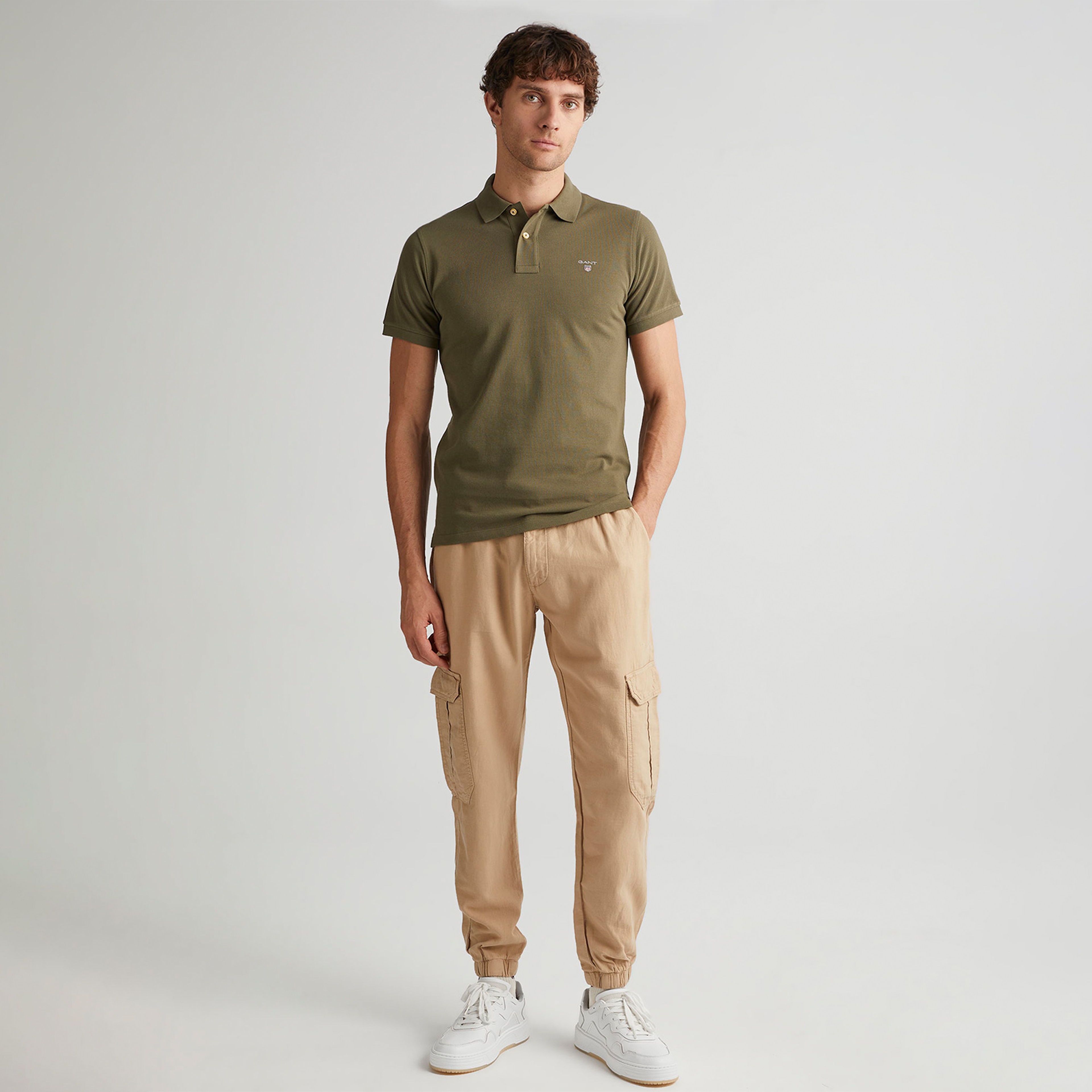 GANT Erkek Bej Regular Fit Pantolon