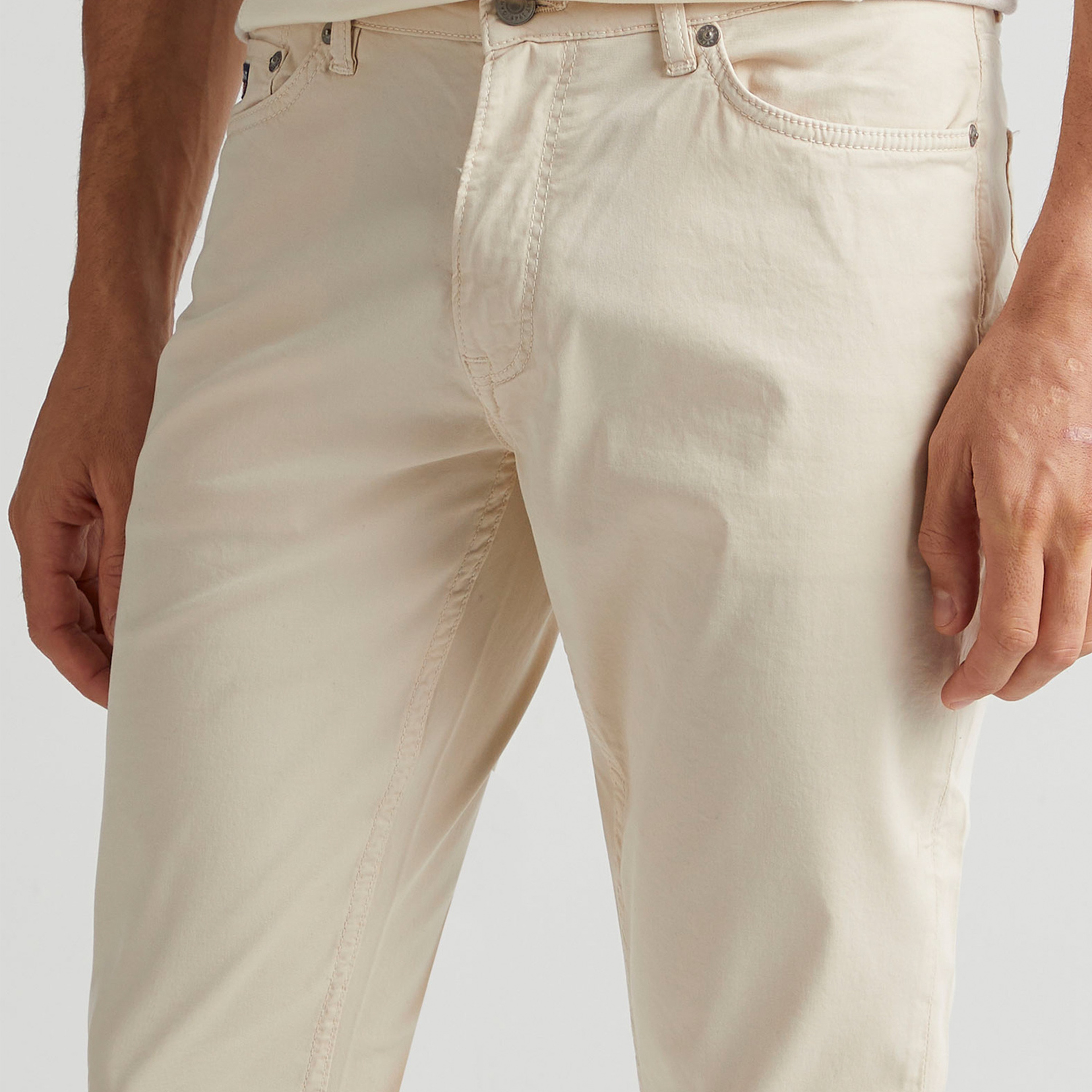 GANT Erkek Krem Extra Slim Fit Pantolon