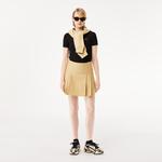 L.12.D Kadın Slim Fit Organik Pamuk Siyah Polo