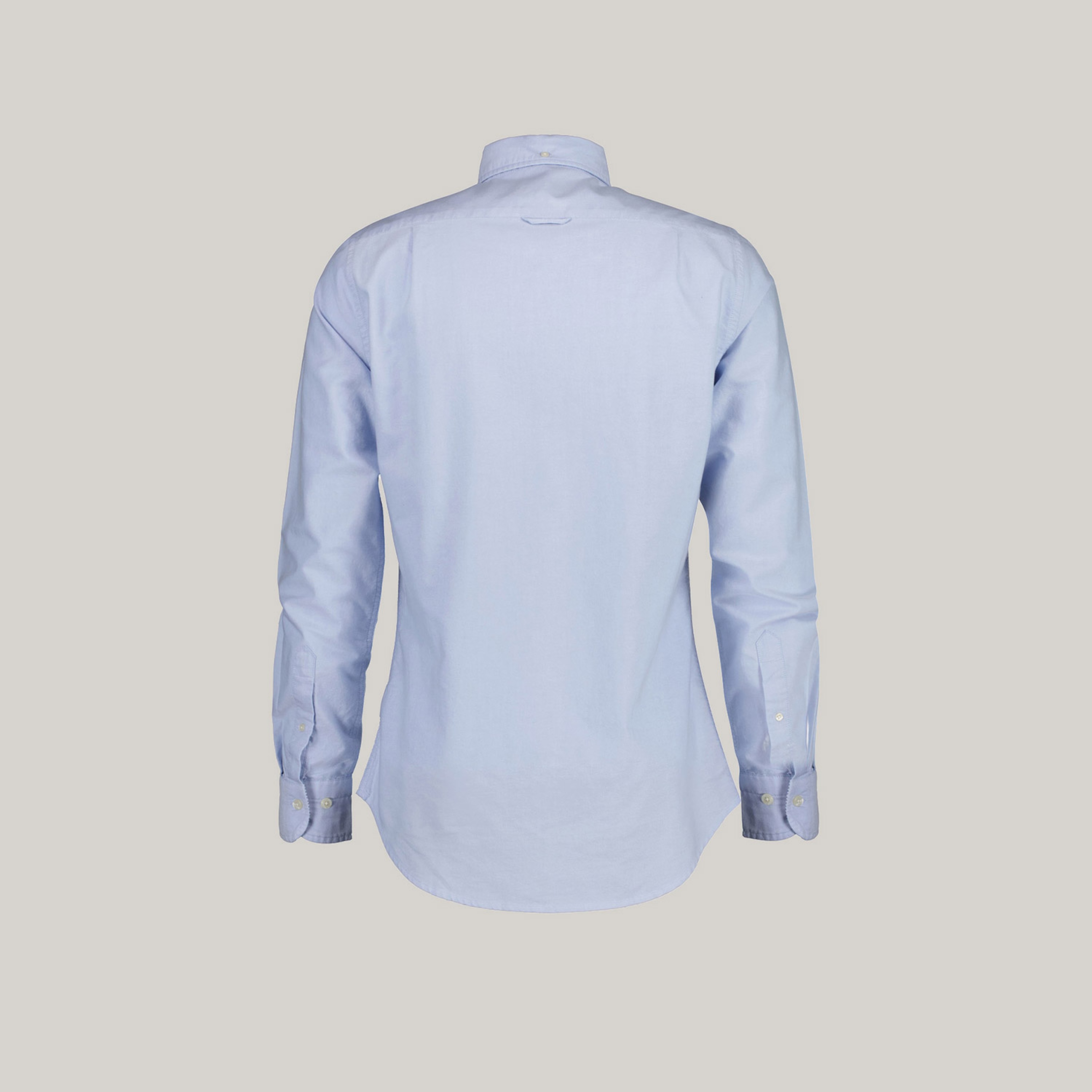 GANT Erkek Mavi Slim Fit Düğmeli Yaka Gömlek