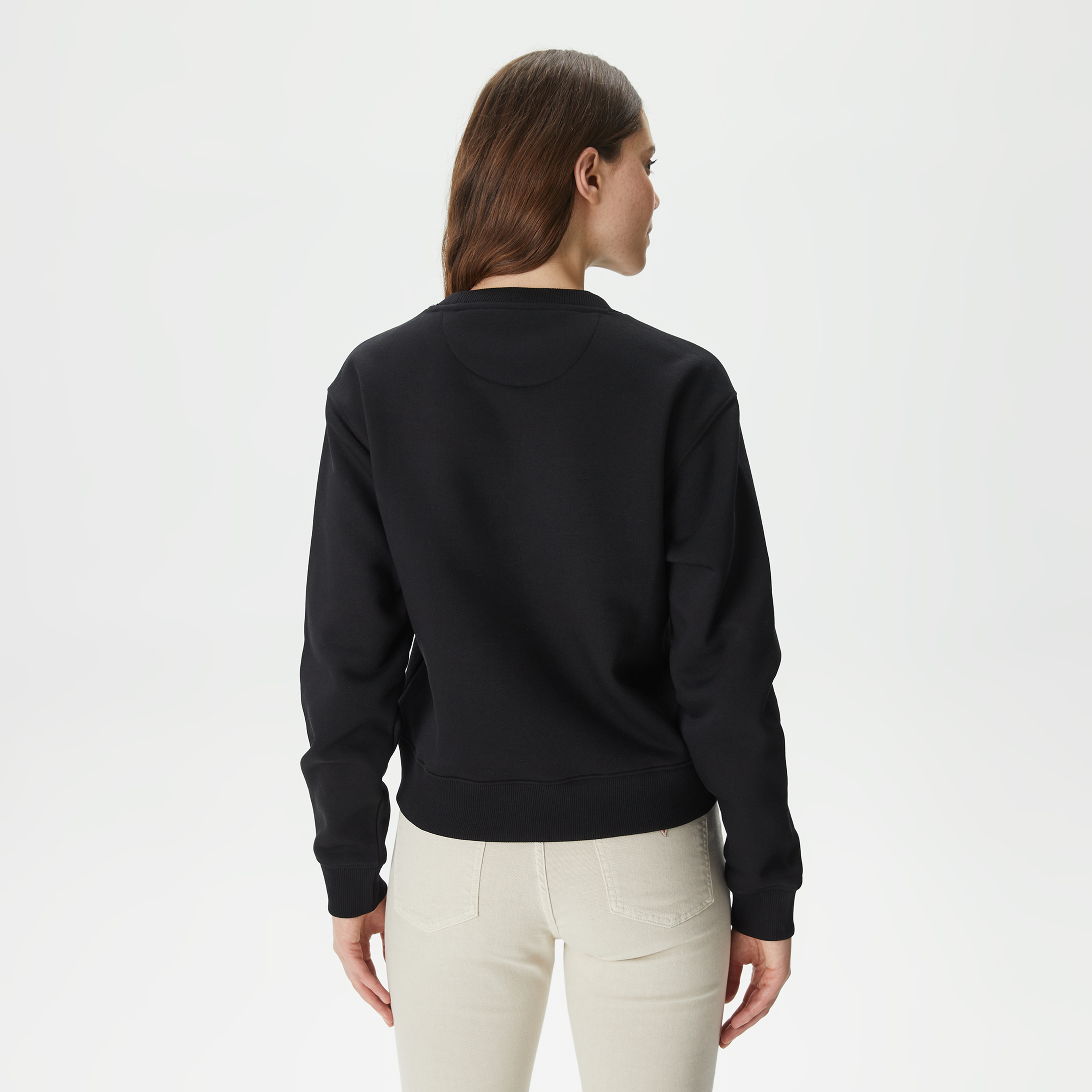 Guess Kadın Siyah Sweatshirt