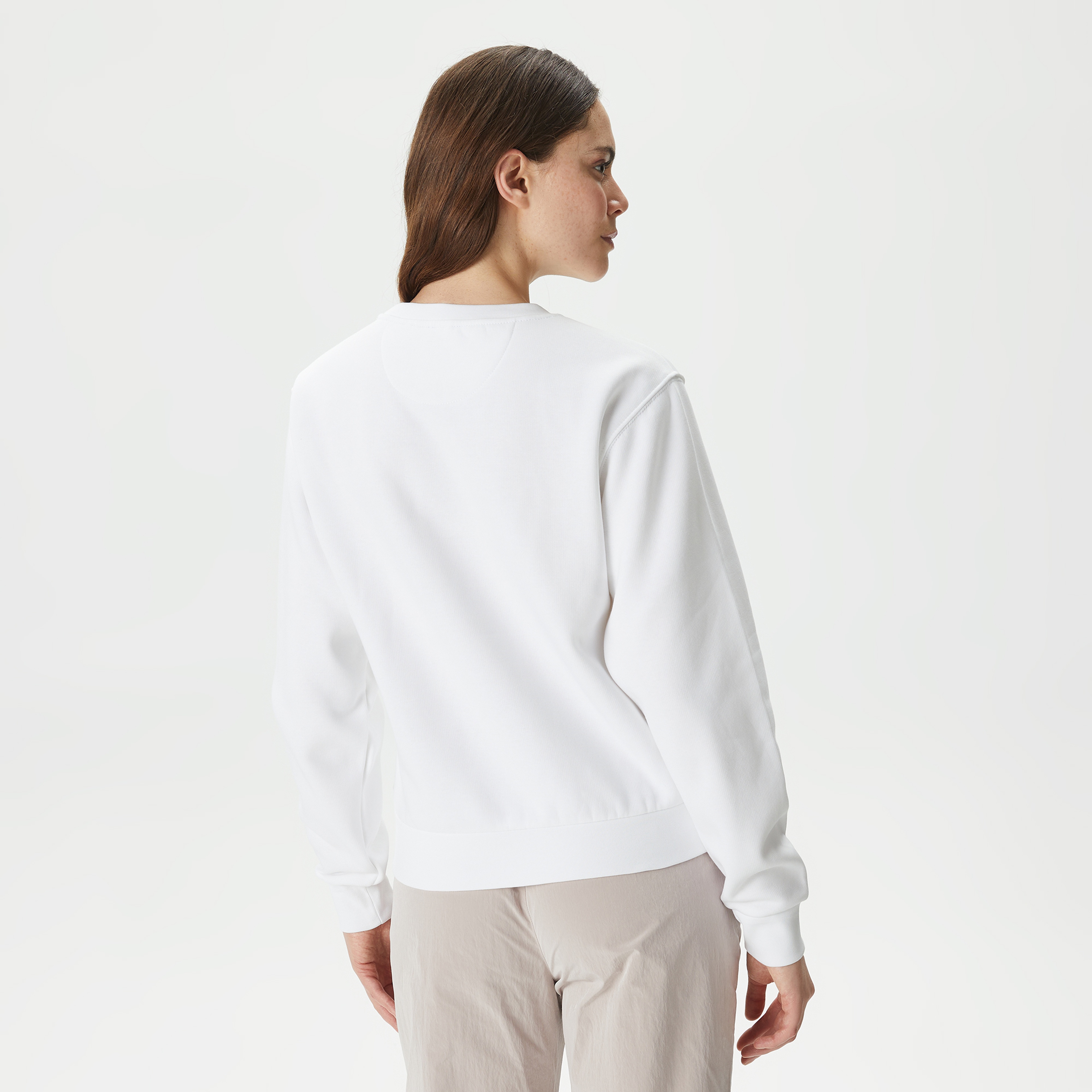 Guess Kadın Beyaz Sweatshirt