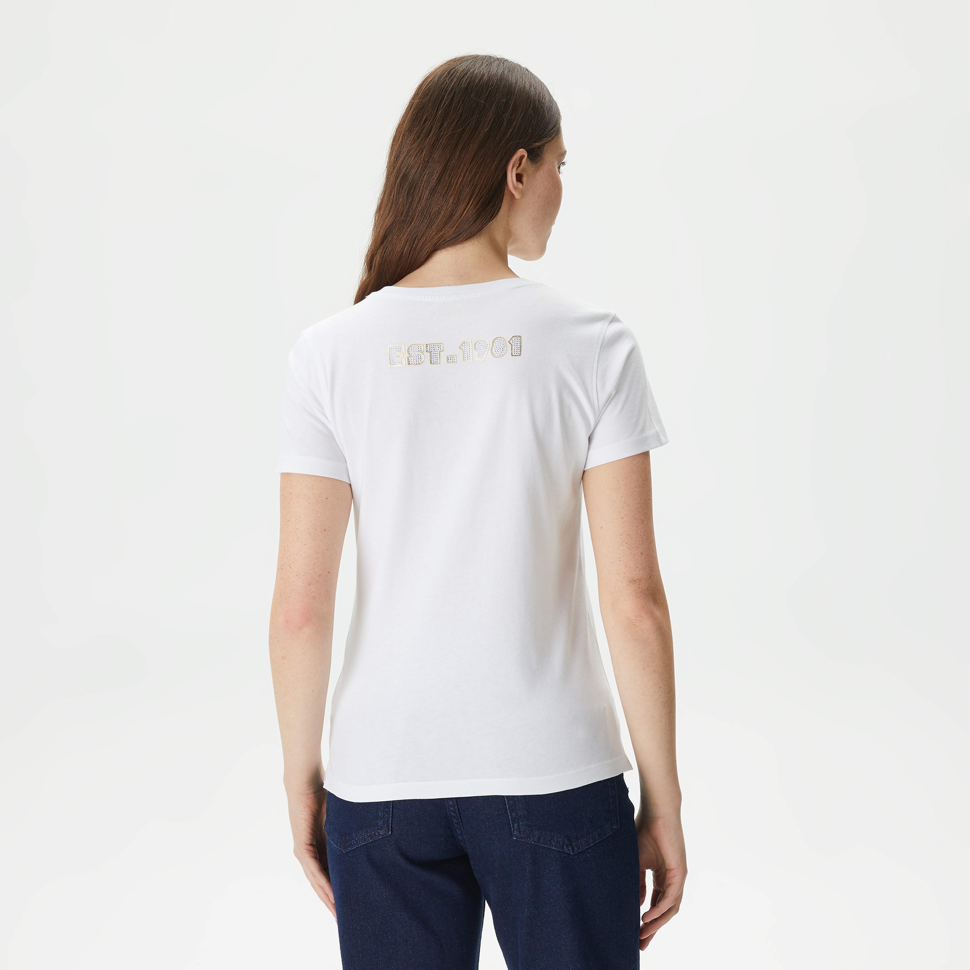 Guess Kadın Beyaz Tshirt