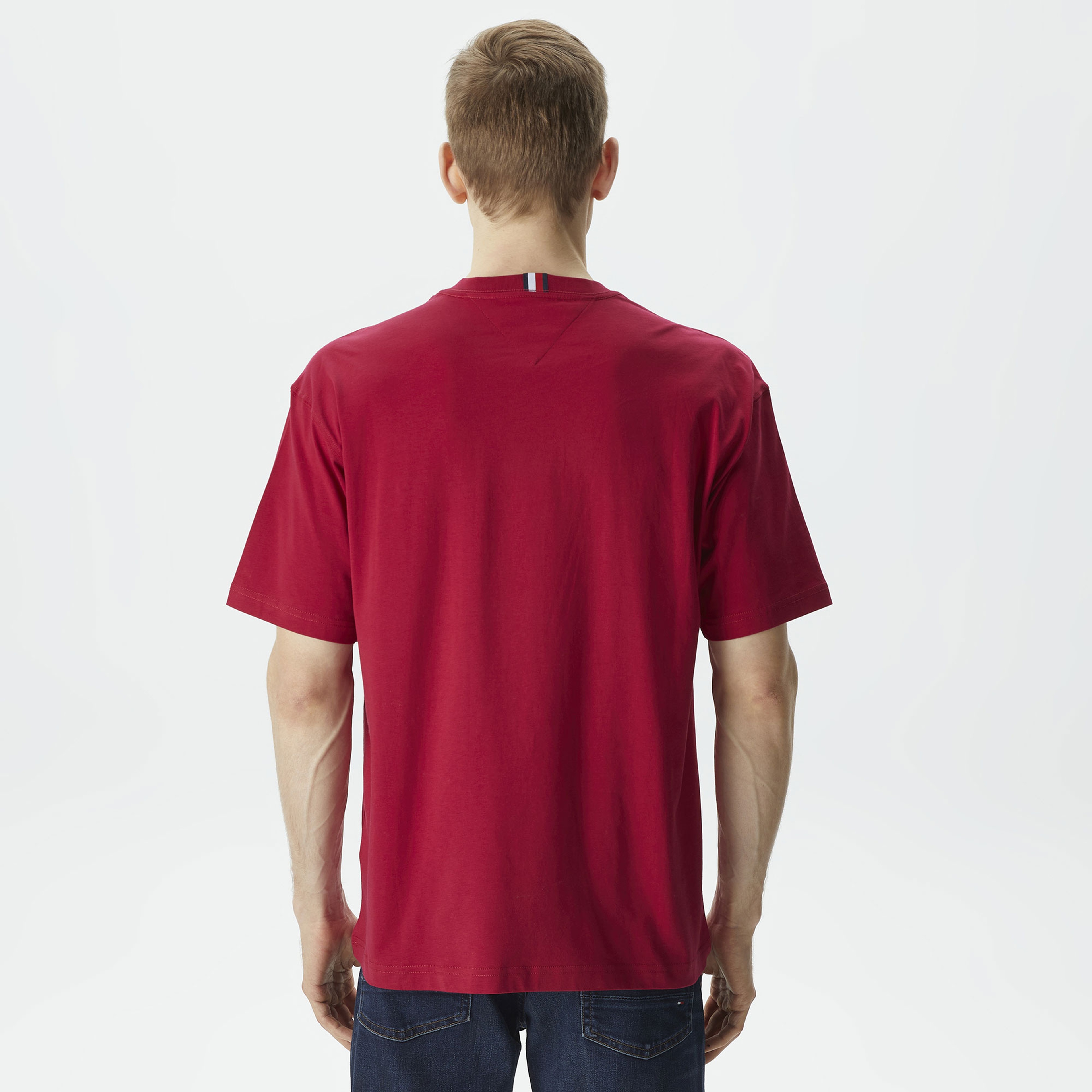 Tommy Hilfiger Erkek Kırmızı Tshirt