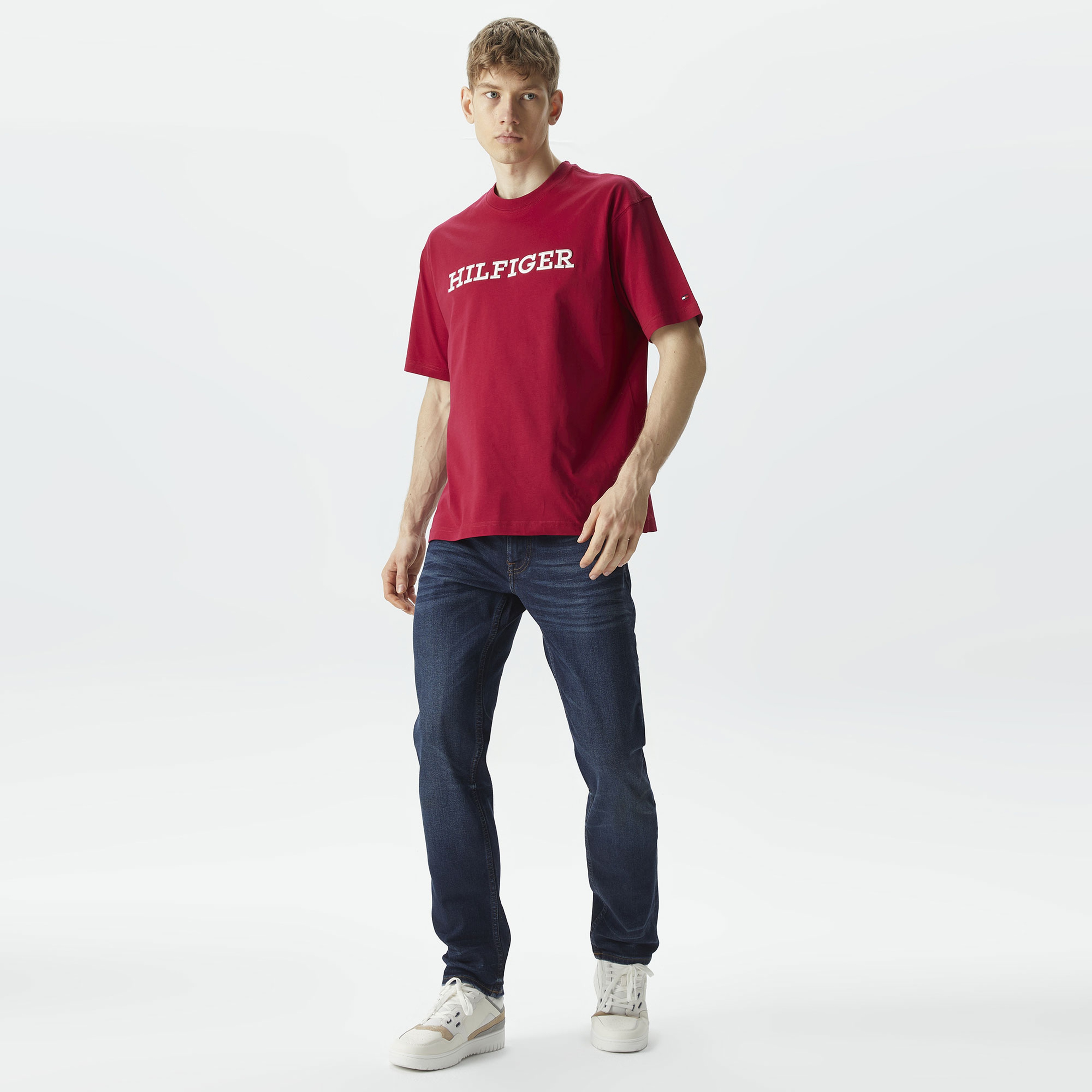 Tommy Hilfiger Erkek Kırmızı Tshirt