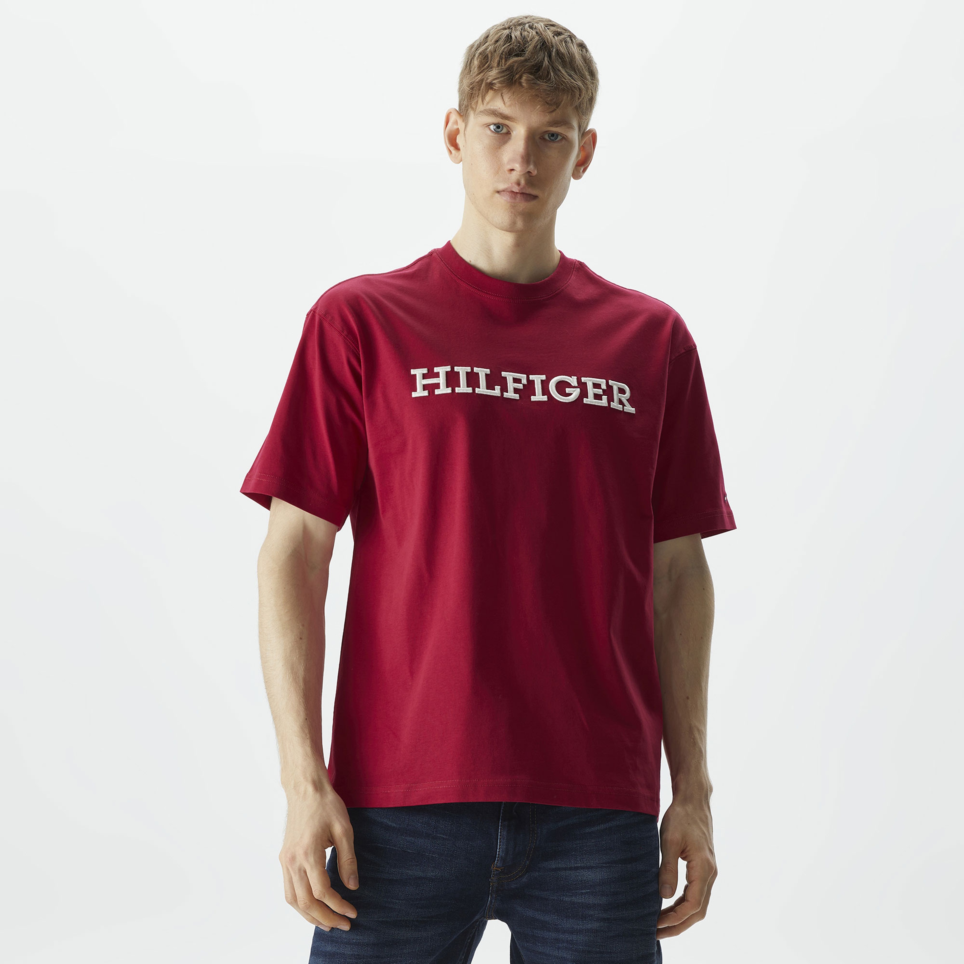 Tommy Hilfiger Erkek Kırmızı Tshirt