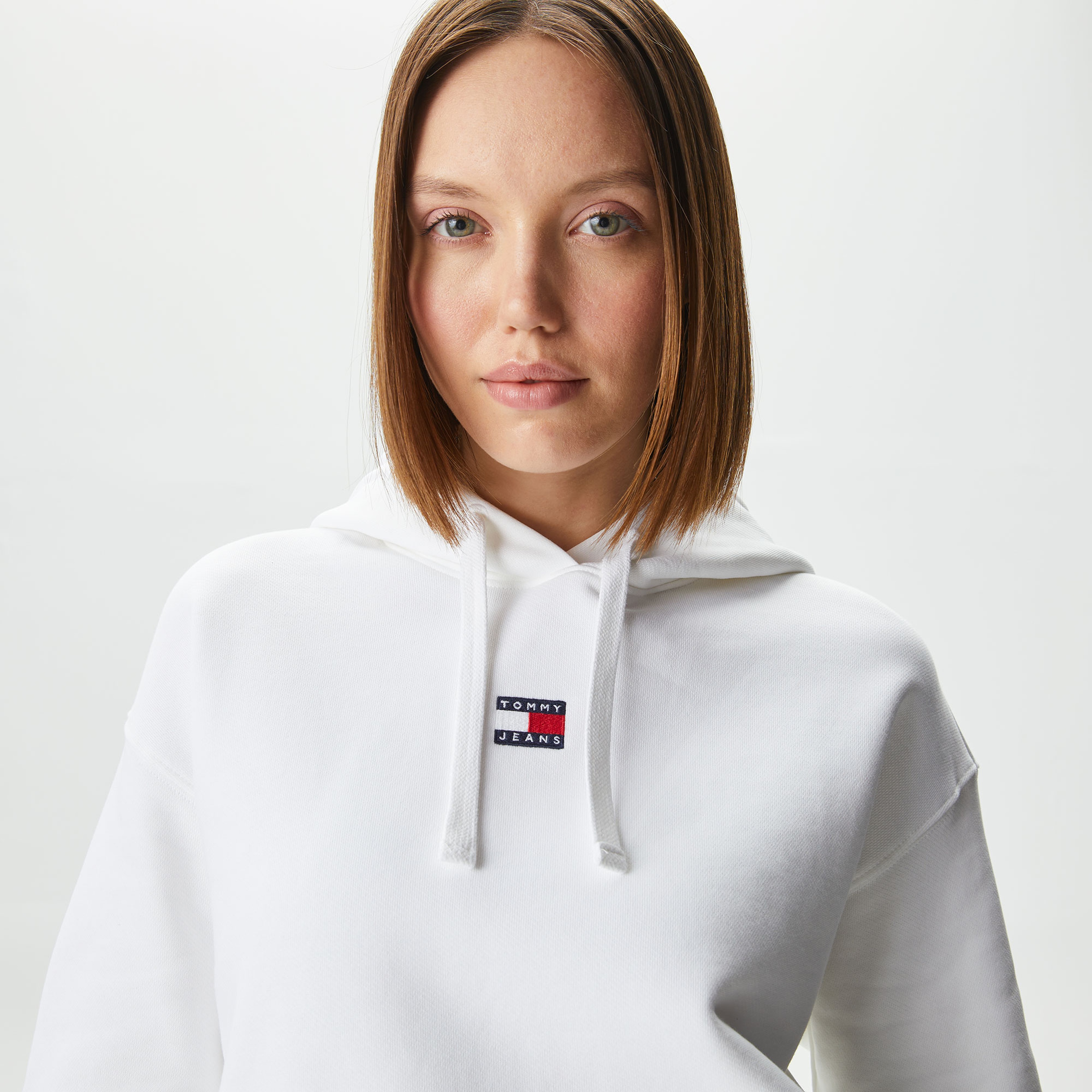 Tommy Hilfiger Kadın Beyaz Sweatshirt