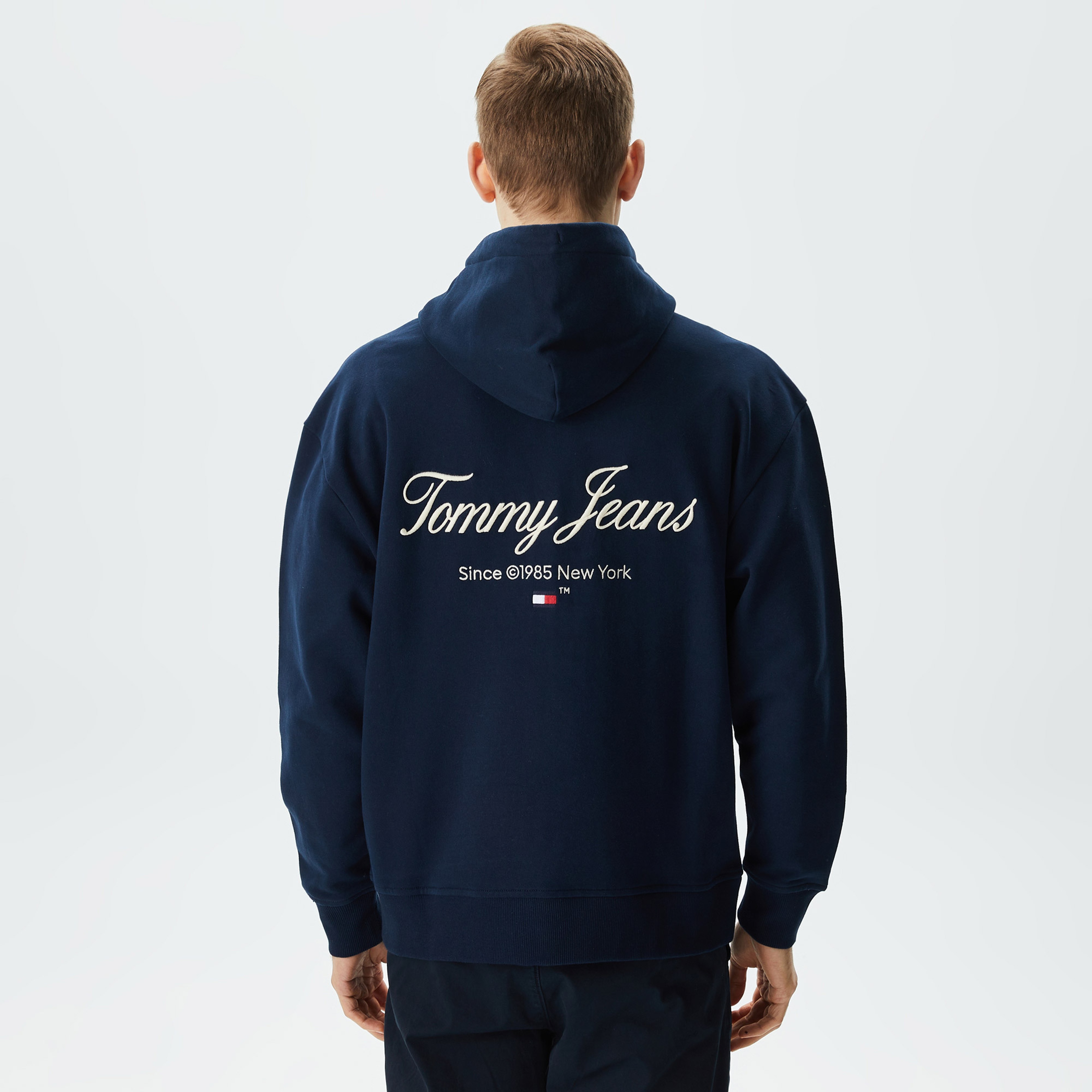 Tommy Hilfiger Erkek Mavi Sweatshirt