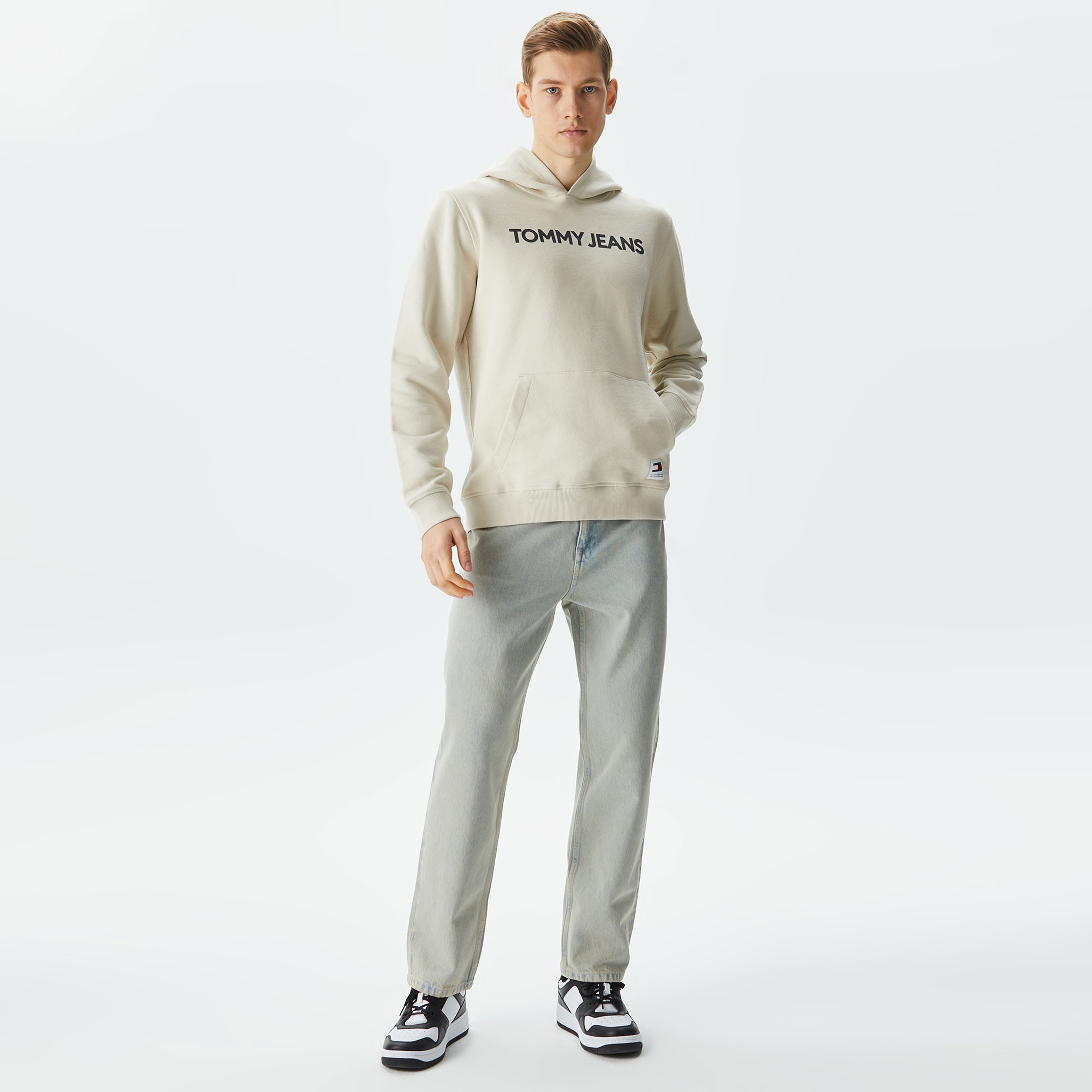 Tommy Hilfiger Erkek Bej Sweatshirt