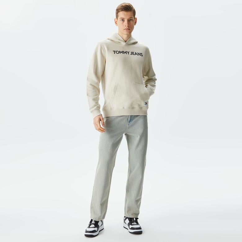 Tommy Hilfiger Erkek Bej Sweatshirt