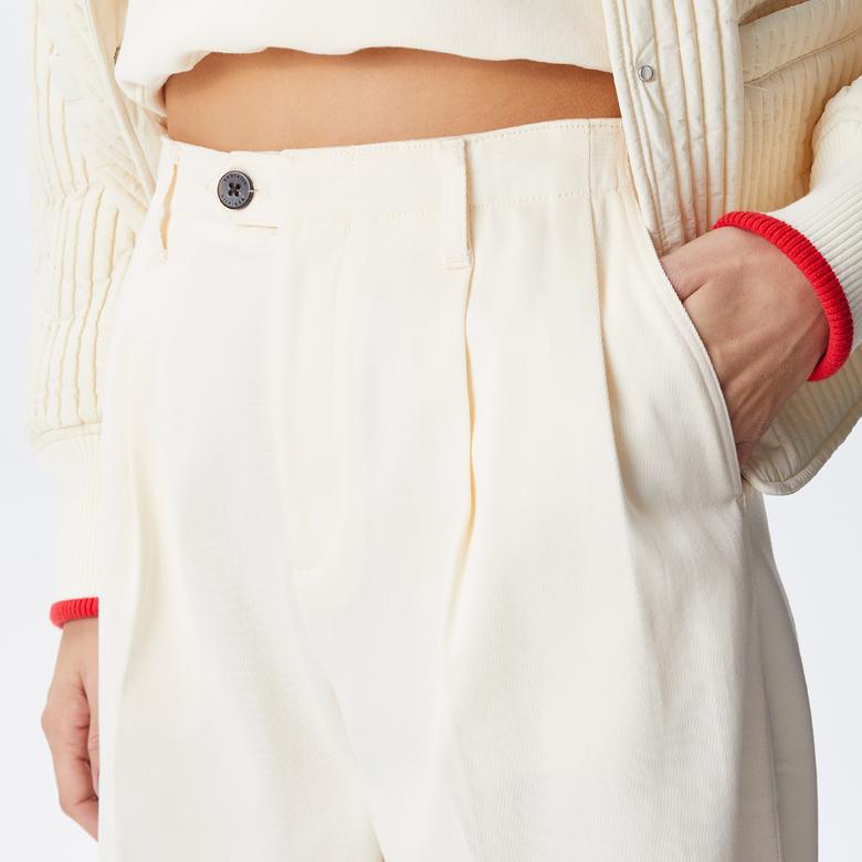 Tommy Hilfiger Kadın Bej Pantolon