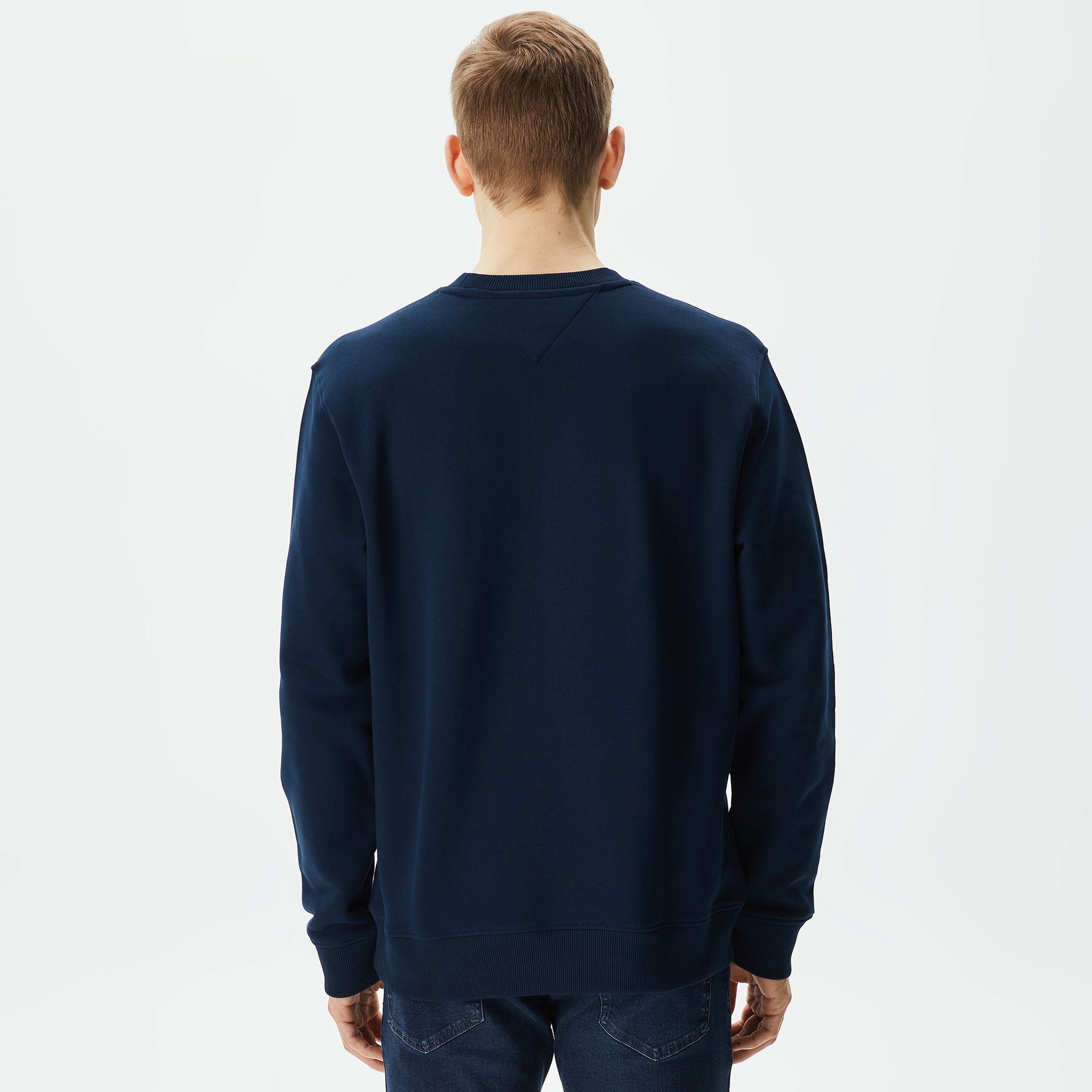 Tommy Hilfiger Erkek Mavi Sweatshirt