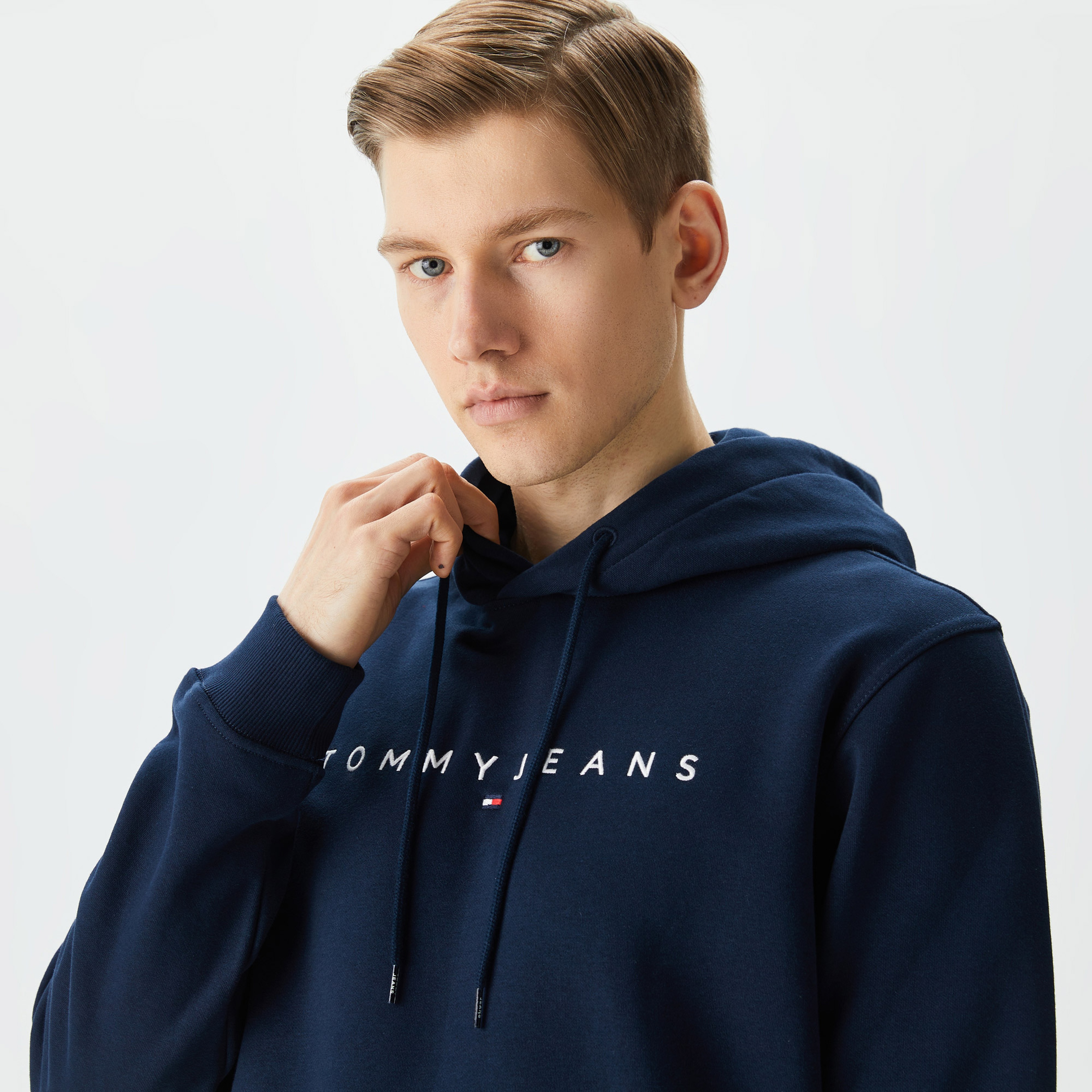 Tommy Hilfiger Erkek Mavi Sweatshirt