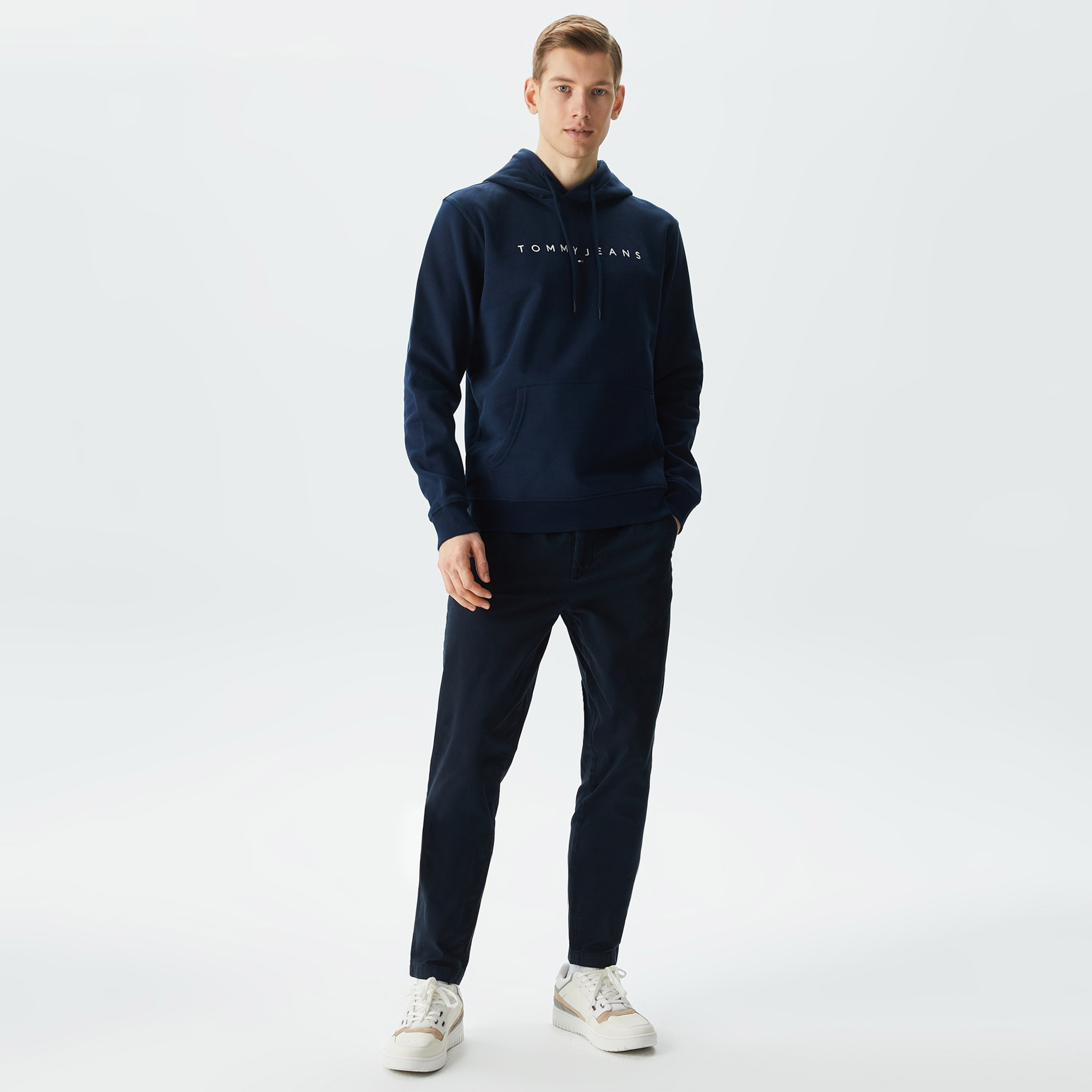 Tommy Hilfiger Erkek Mavi Sweatshirt