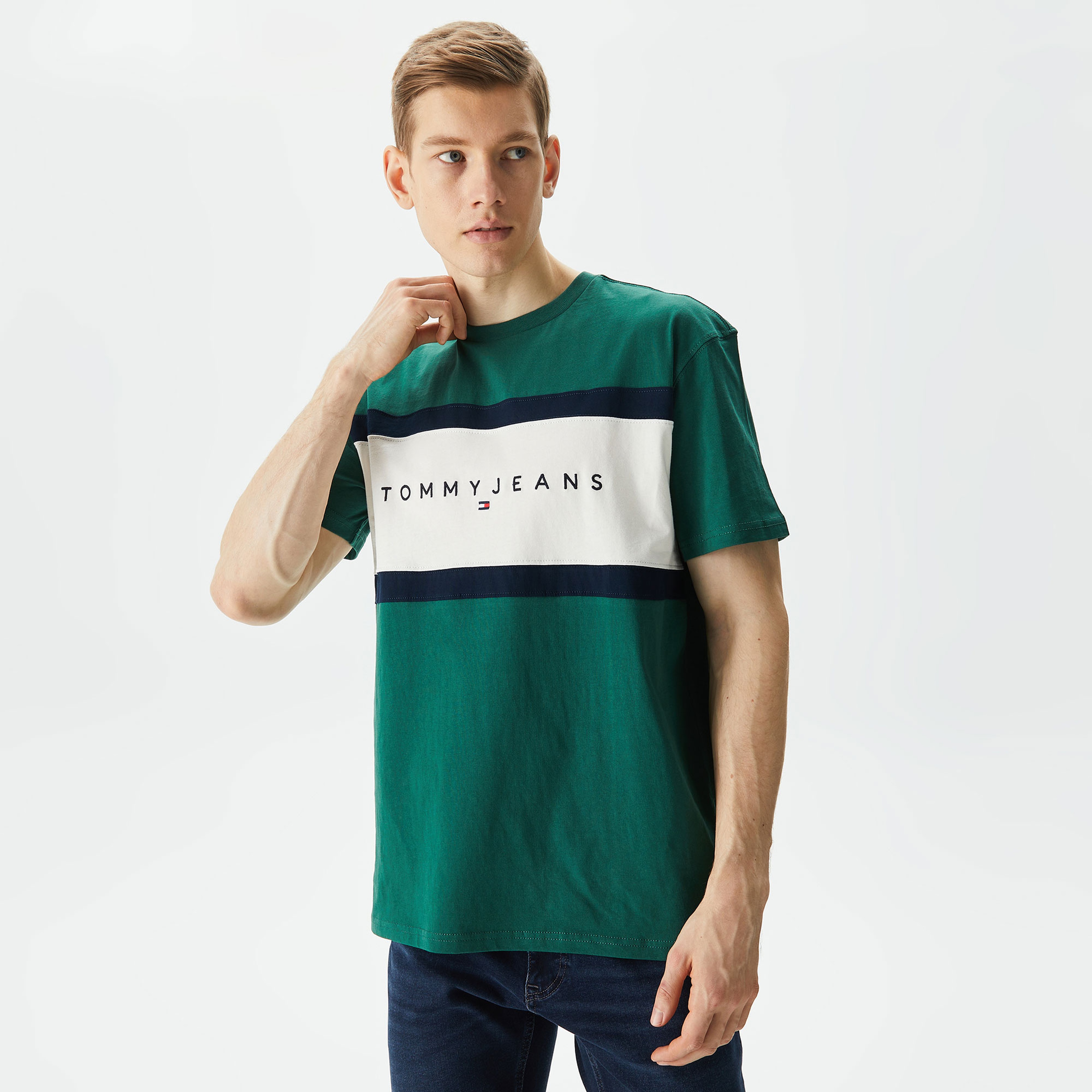 Tommy Hilfiger Erkek Yeşil Tshirt