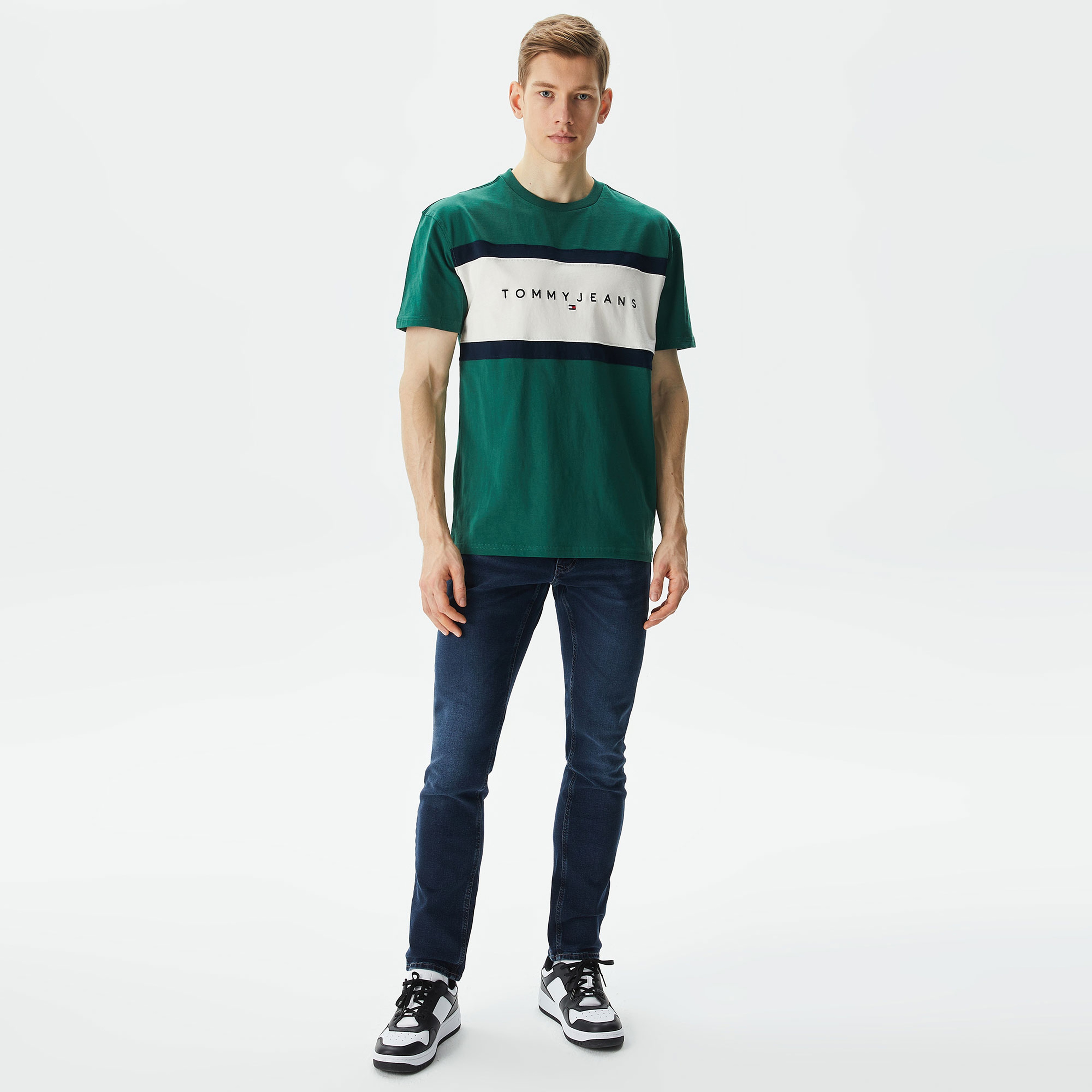 Tommy Hilfiger Erkek Yeşil Tshirt