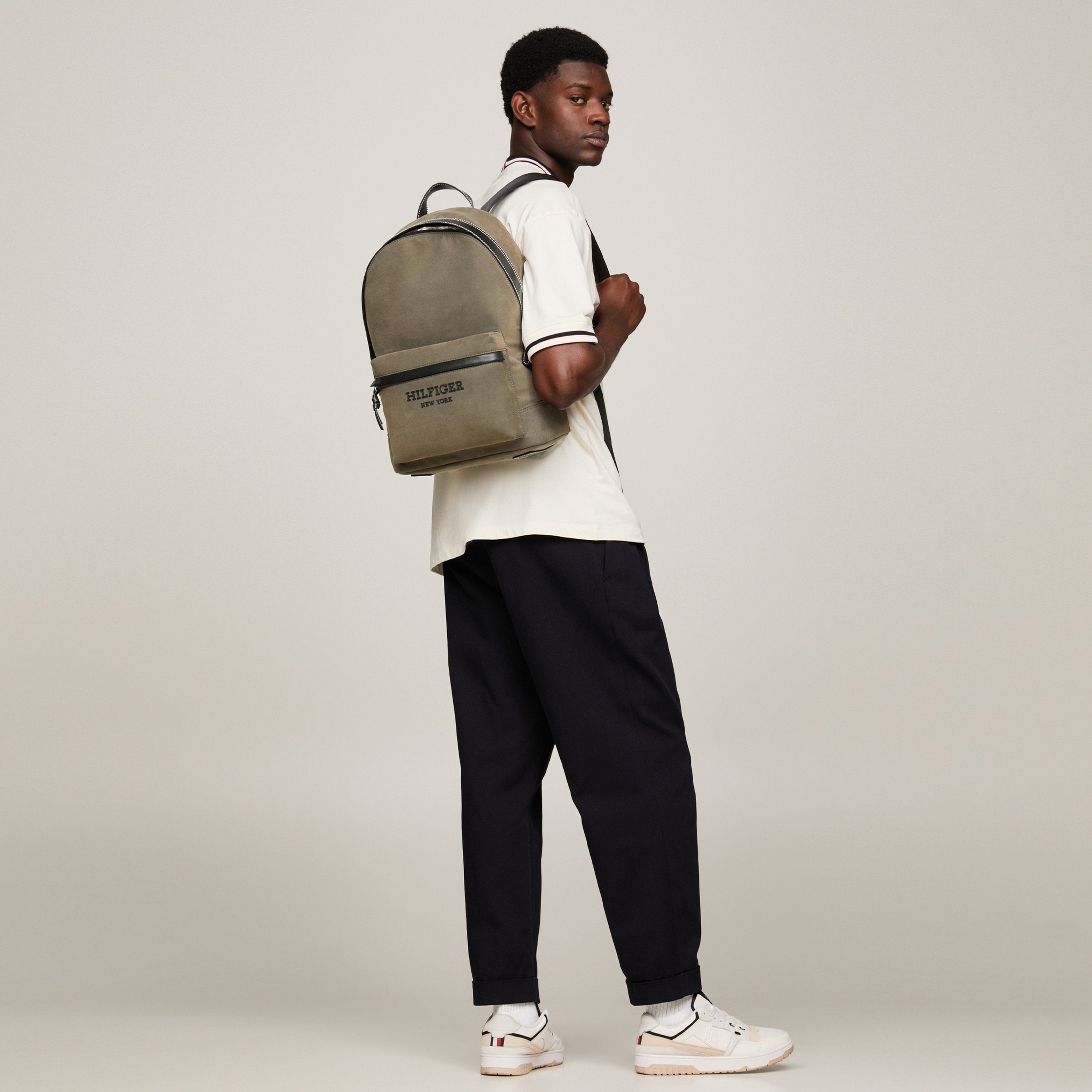 Tommy Hilfiger Erkek Yeşil Sırt Çantası