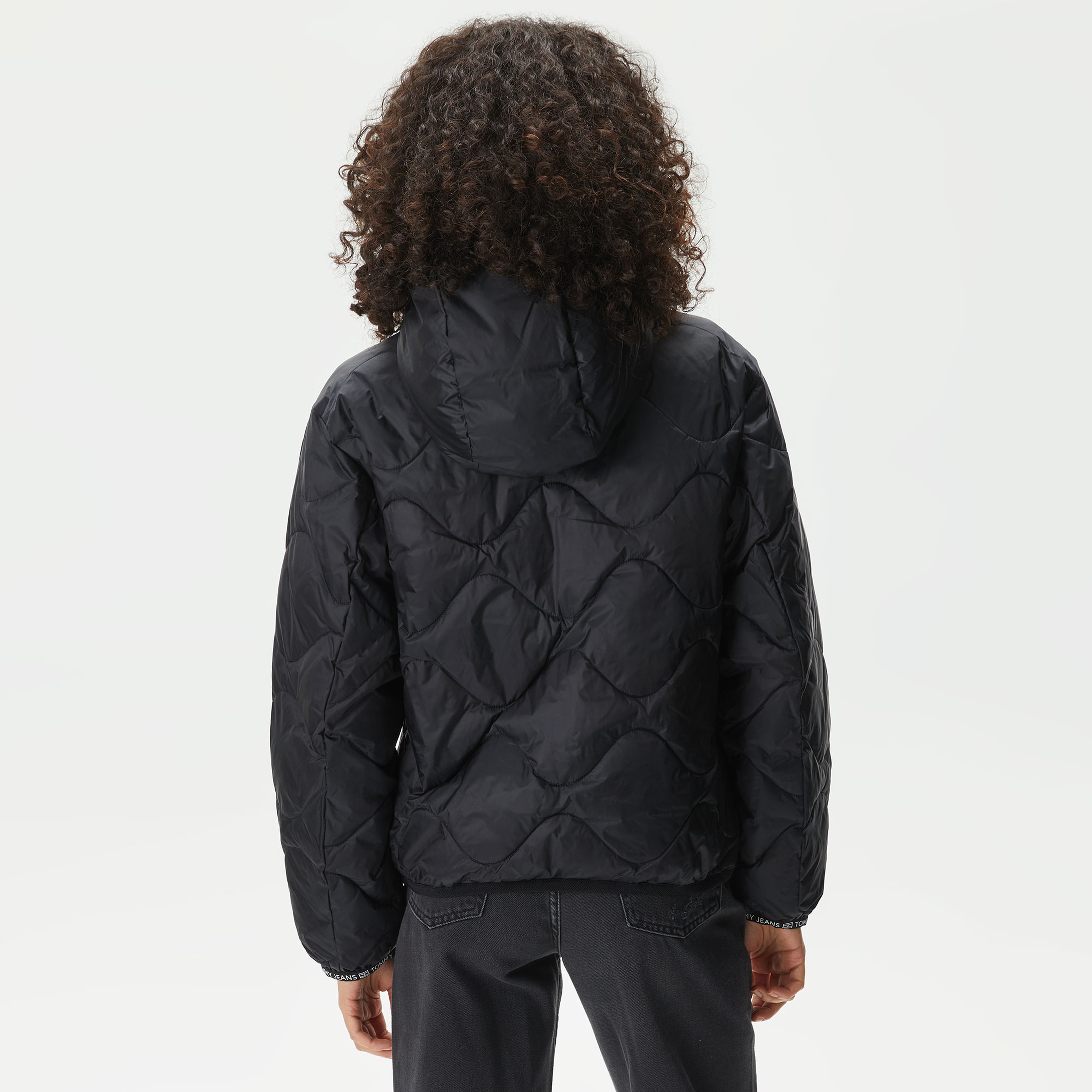 Tommy Hilfiger Kadın Siyah Mont