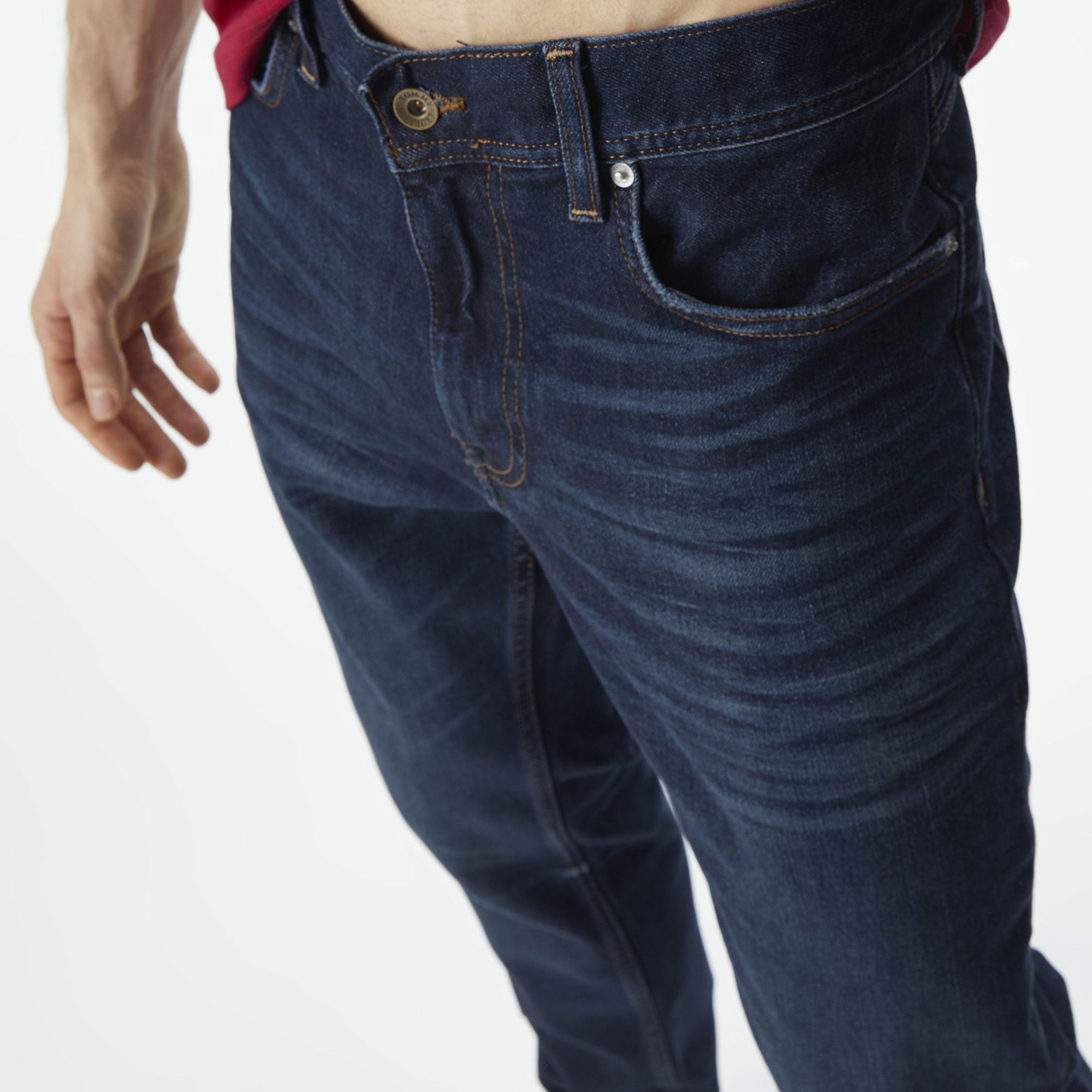 Tommy Hilfiger Erkek Mavi Pantolon