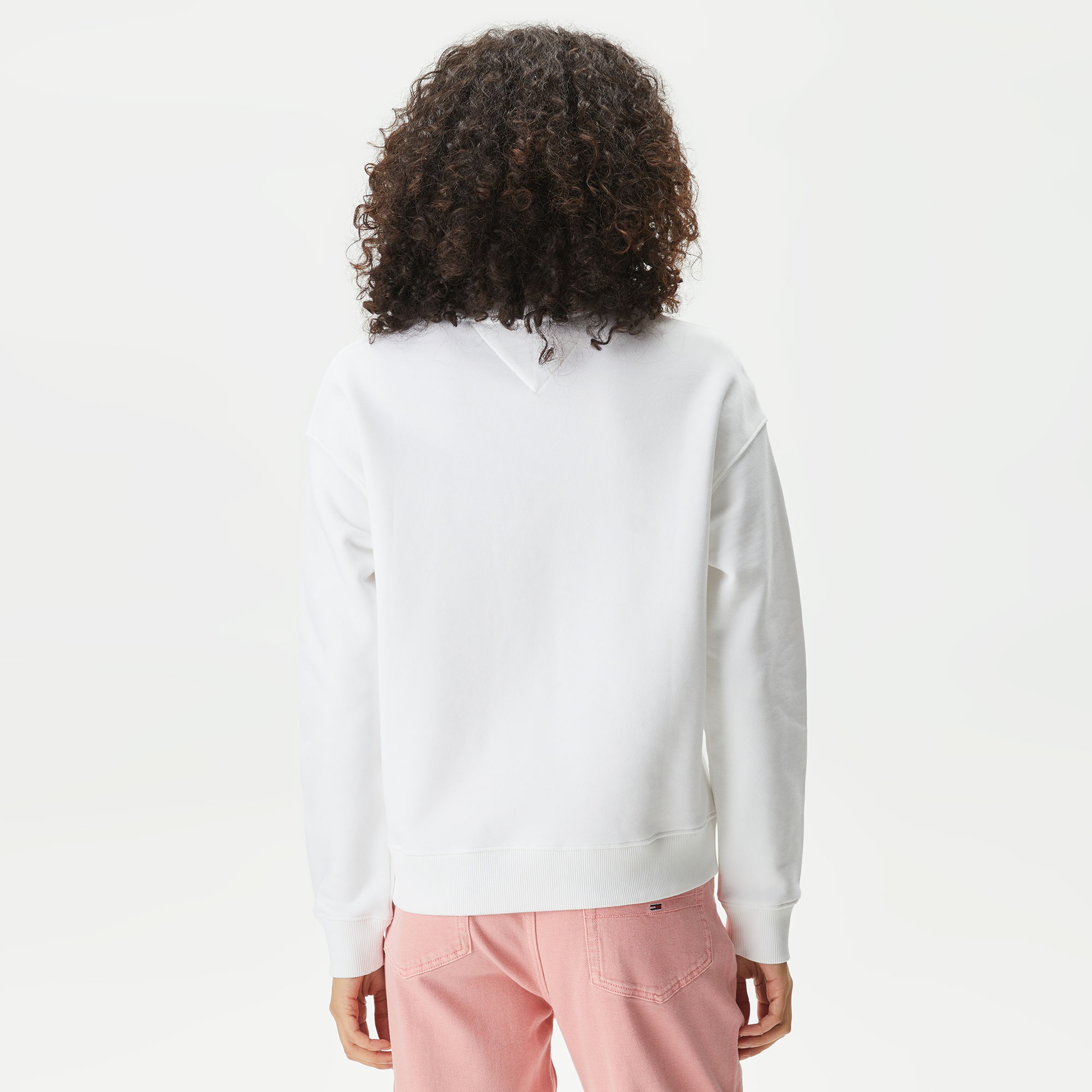 Tommy Hilfiger Kadın Beyaz Sweatshirt