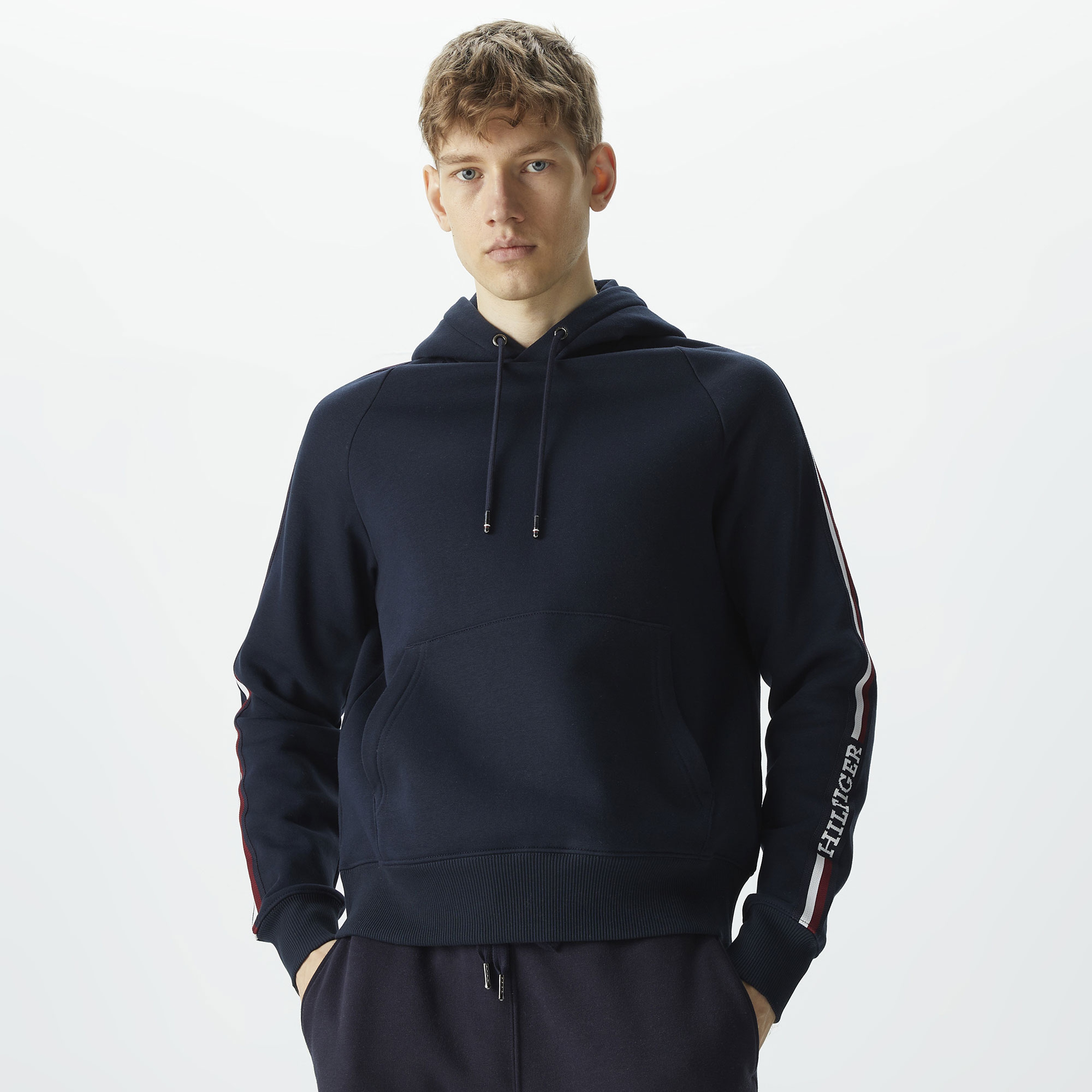 Tommy Hilfiger Erkek Mavi Sweatshirt