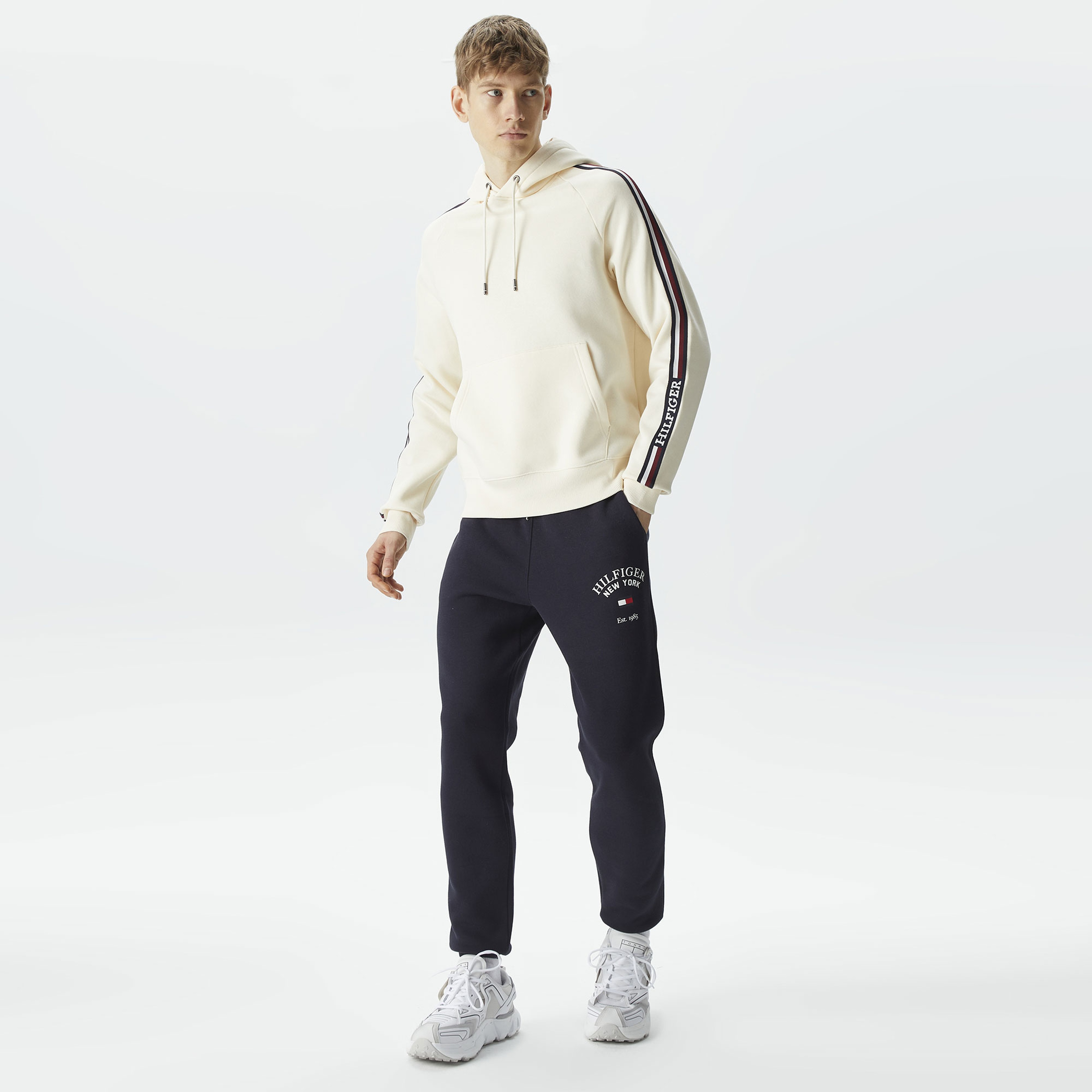 Tommy Hilfiger Erkek Bej Sweatshirt