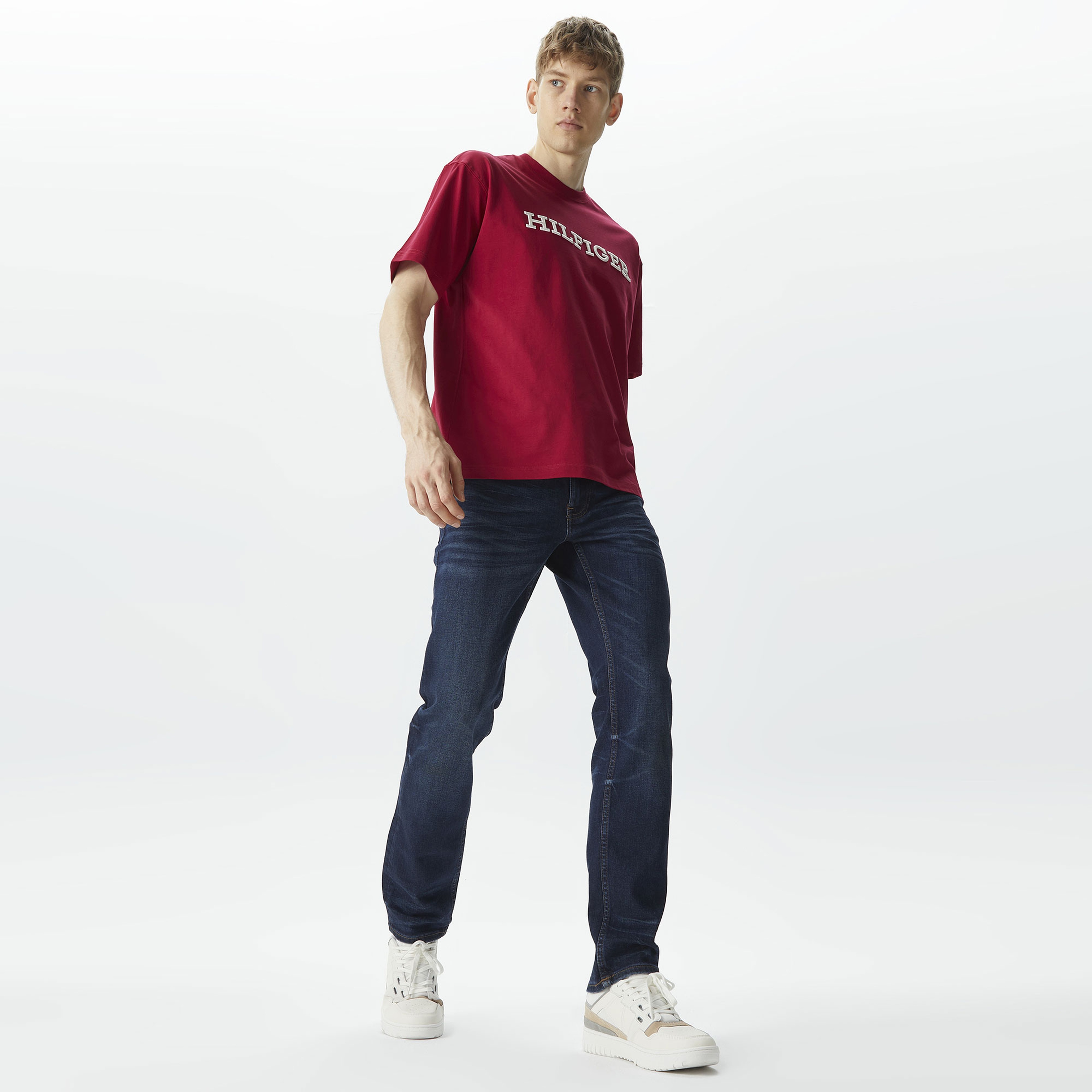 Tommy Hilfiger Erkek Mavi Pantolon