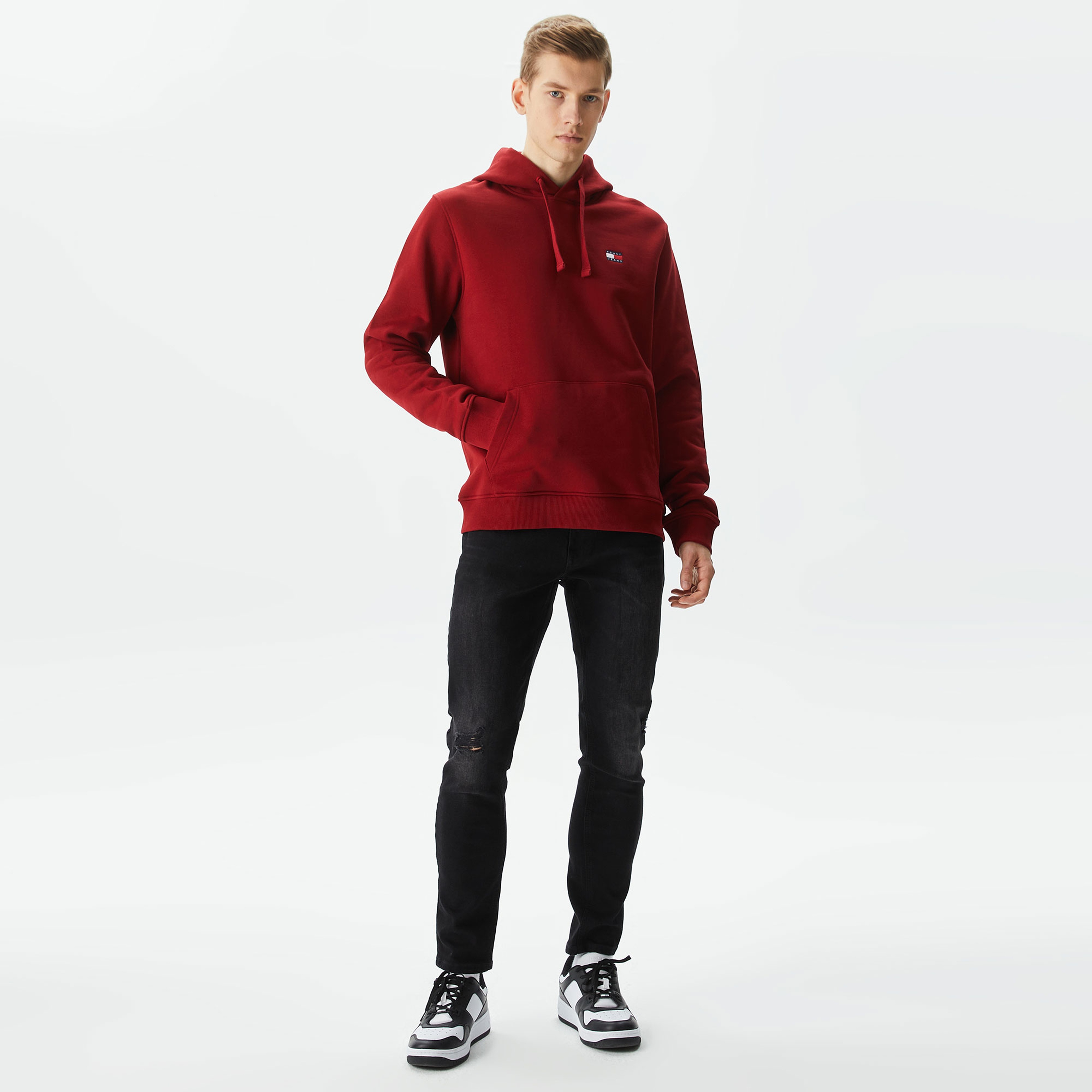 Tommy Hilfiger Erkek Kırmızı Sweatshirt