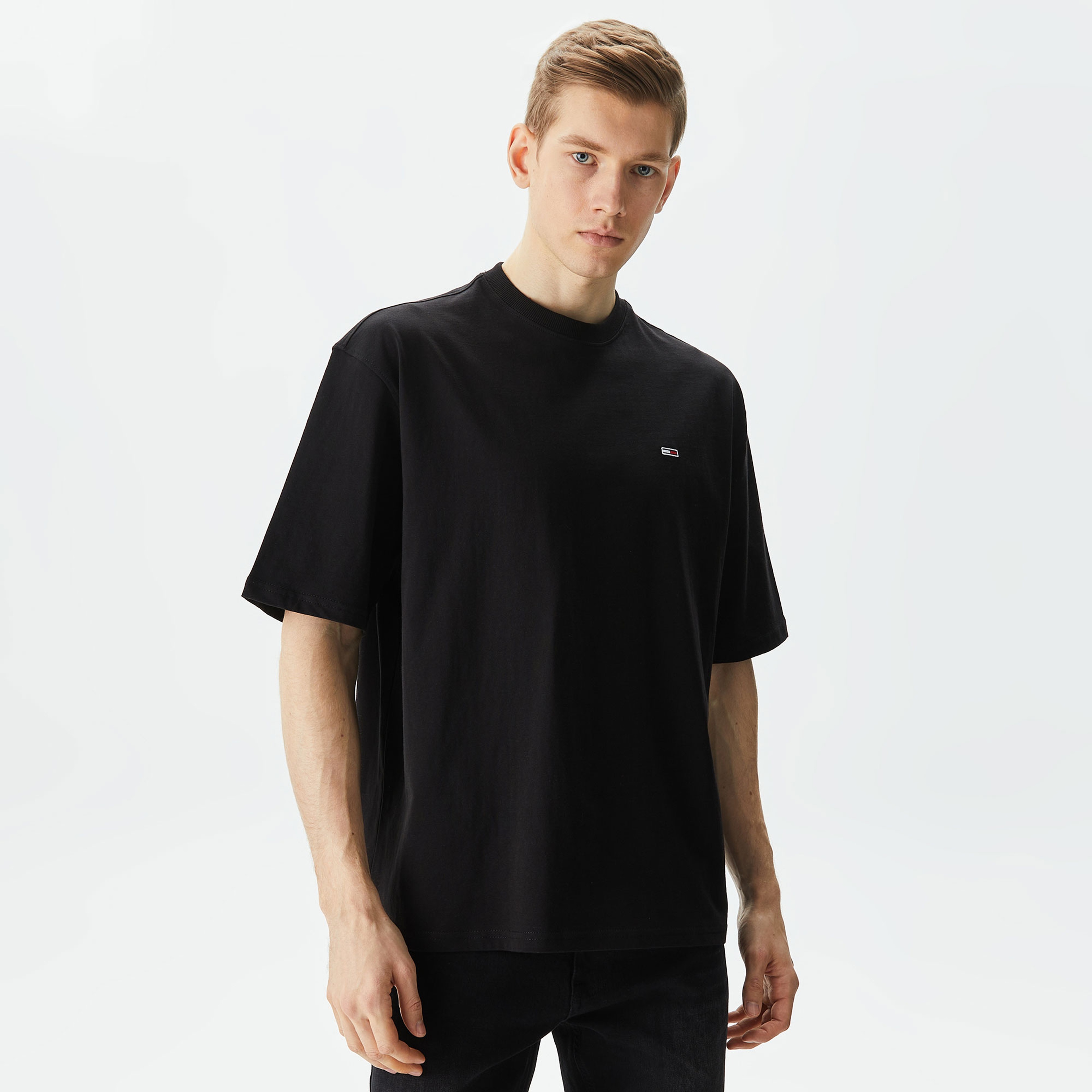 Tommy Hilfiger Erkek Siyah Tshirt