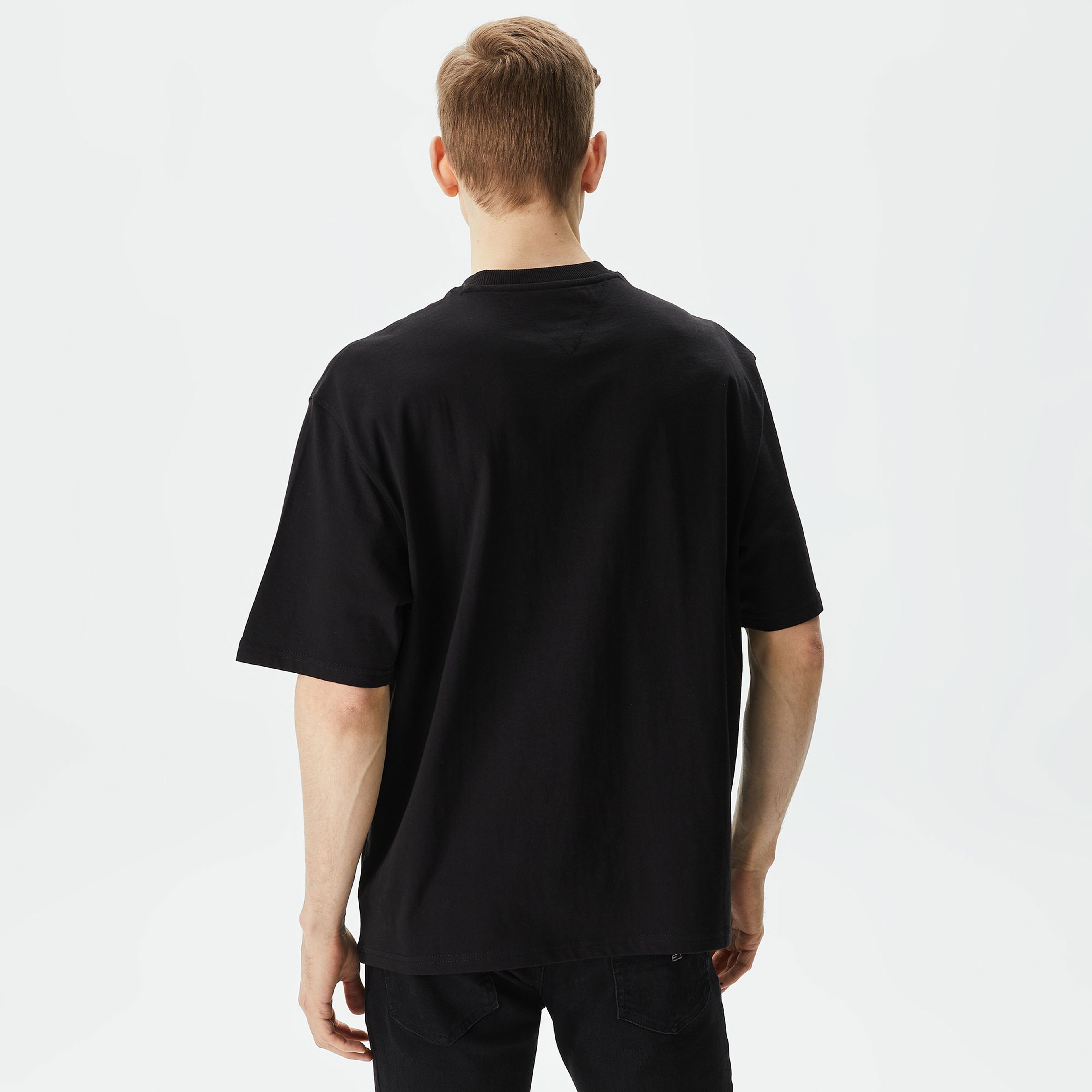 Tommy Hilfiger Erkek Siyah Tshirt