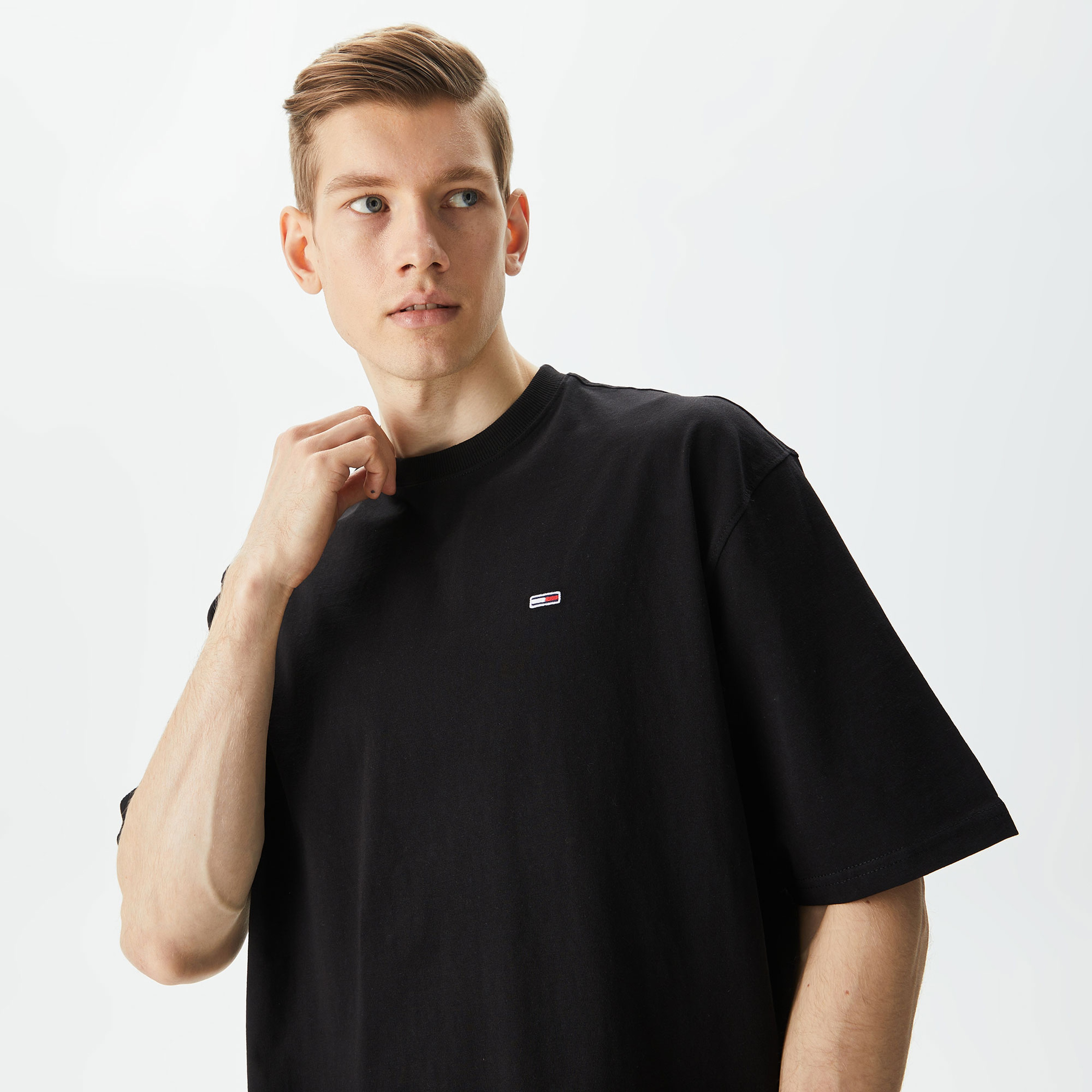 Tommy Hilfiger Erkek Siyah Tshirt