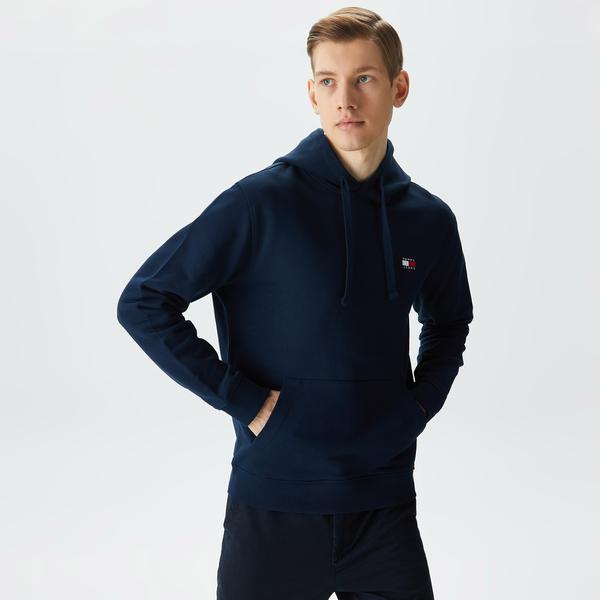 Tommy Hilfiger Erkek Mavi Sweatshirt