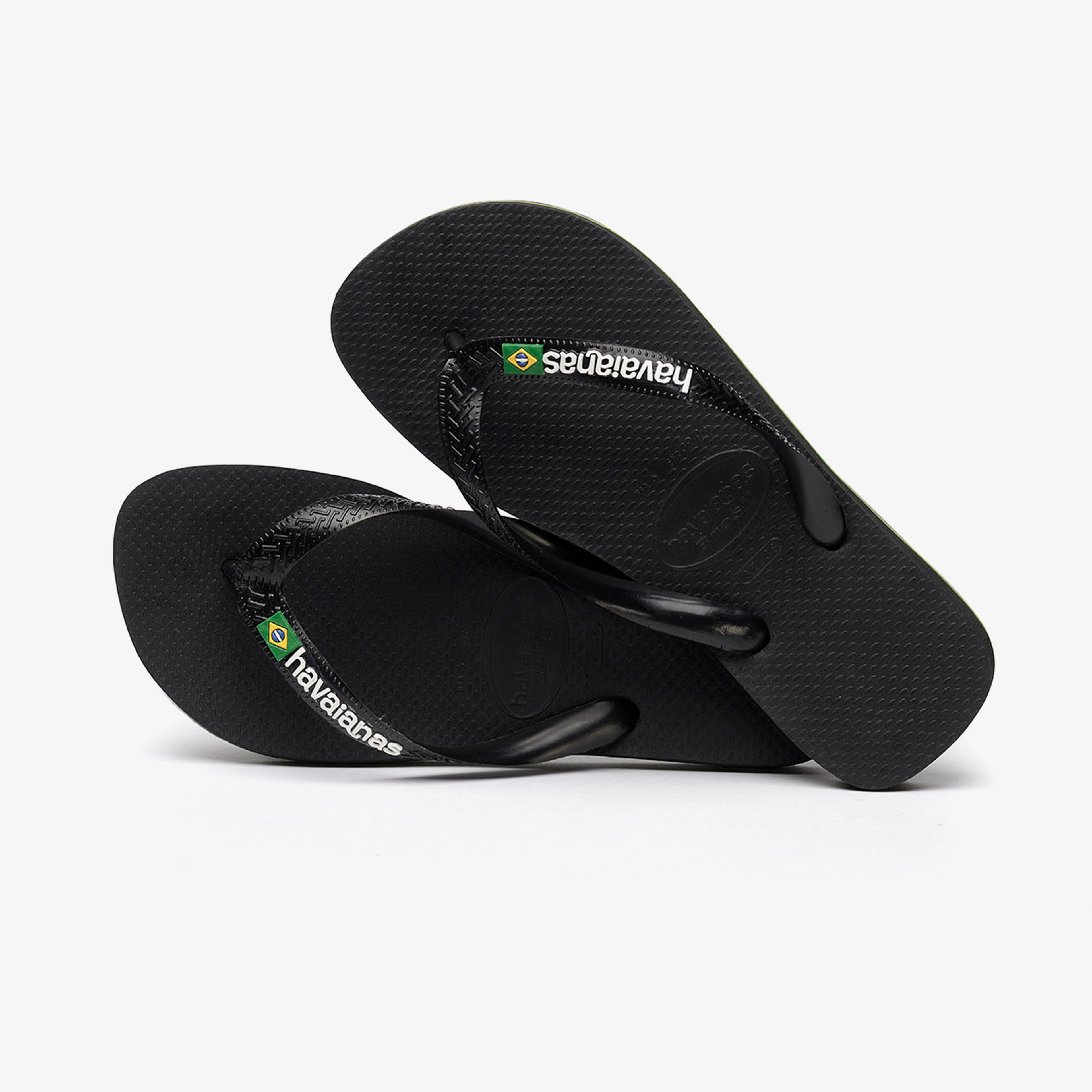 Havaianas Brasil Logo Unisex Siyah Terlik