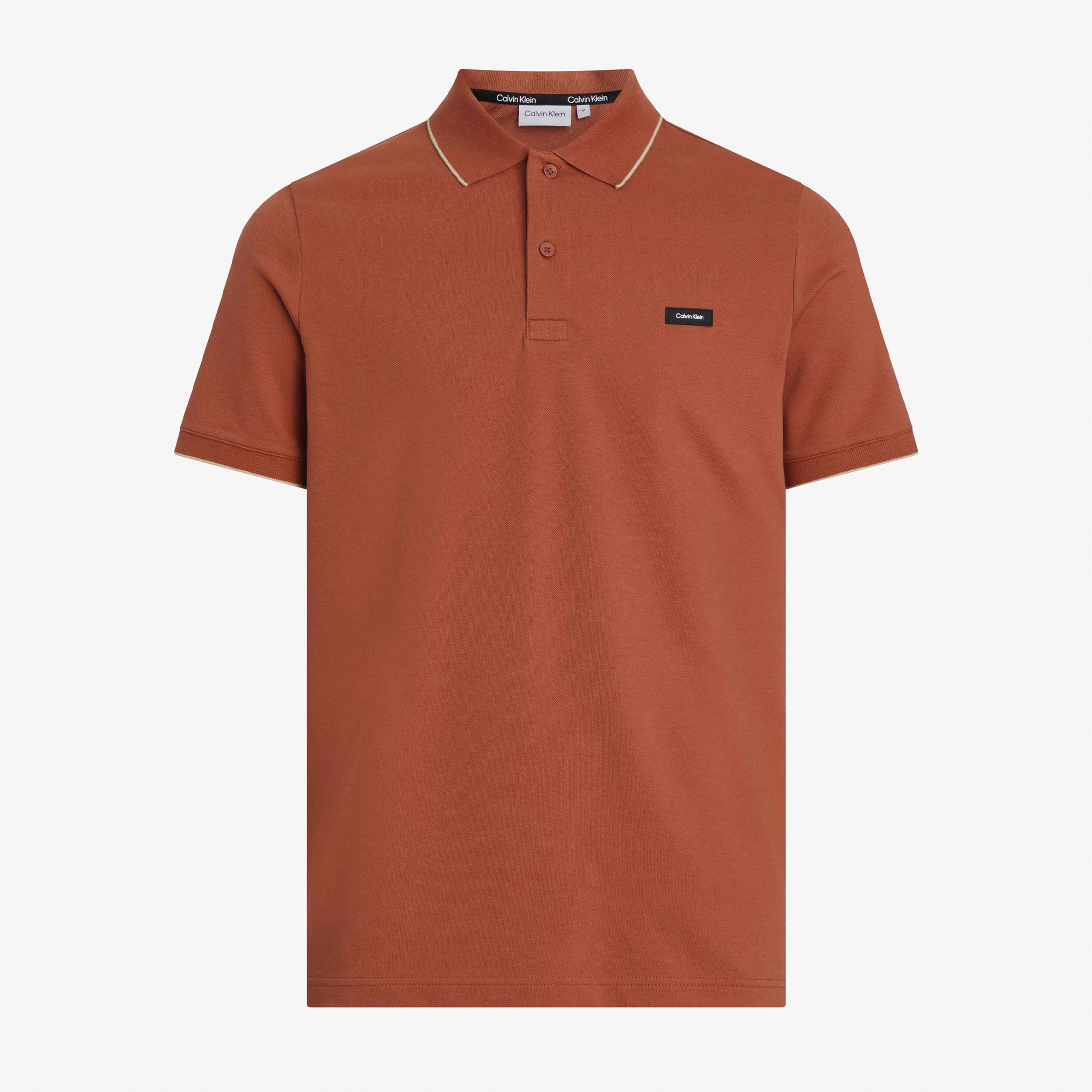 Calvin Klein Erkek Turuncu Polo