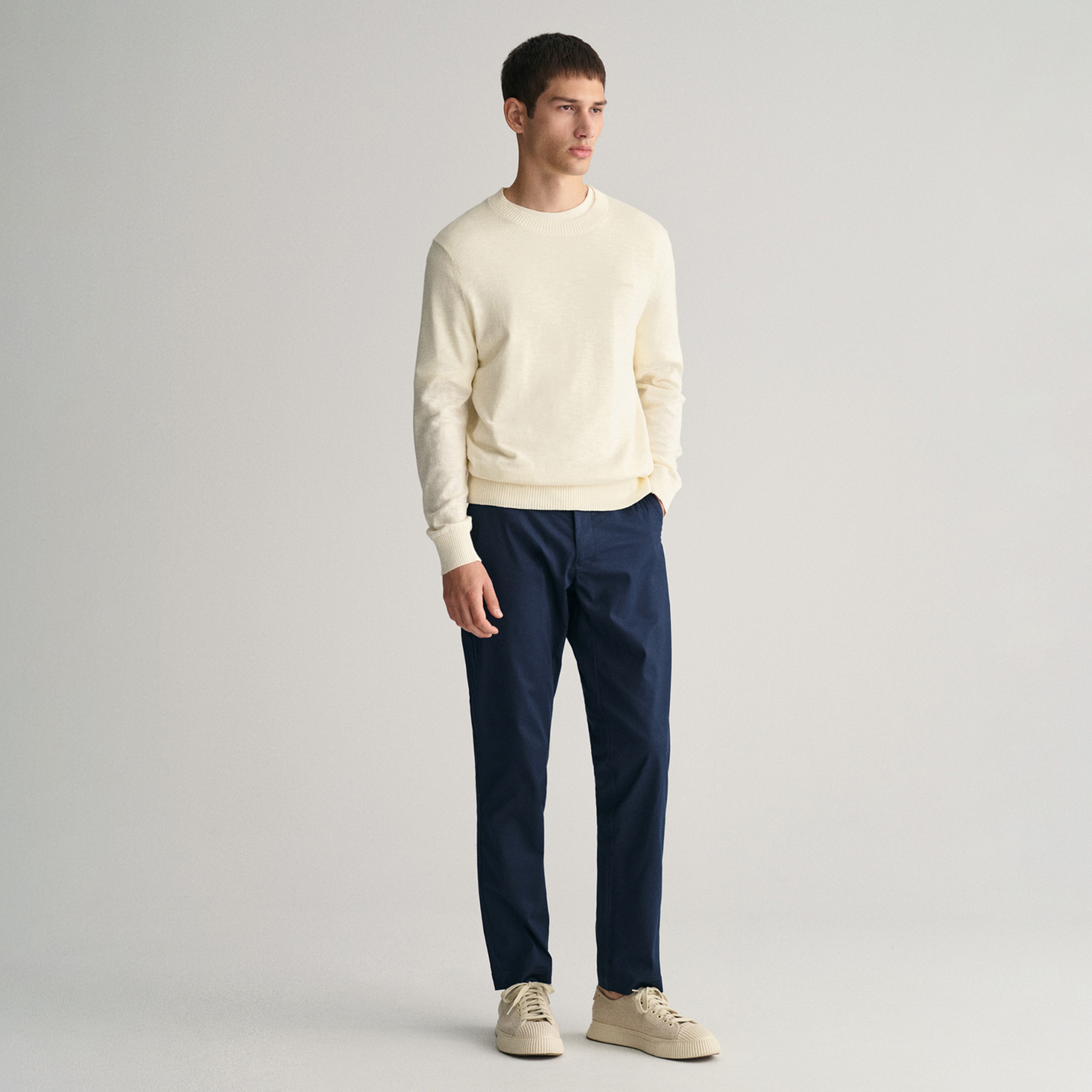 GANT Erkek Lacivert Slim Fit Pantolon