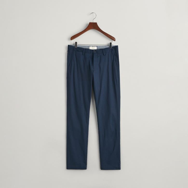 GANT Erkek Lacivert Slim Fit Pantolon