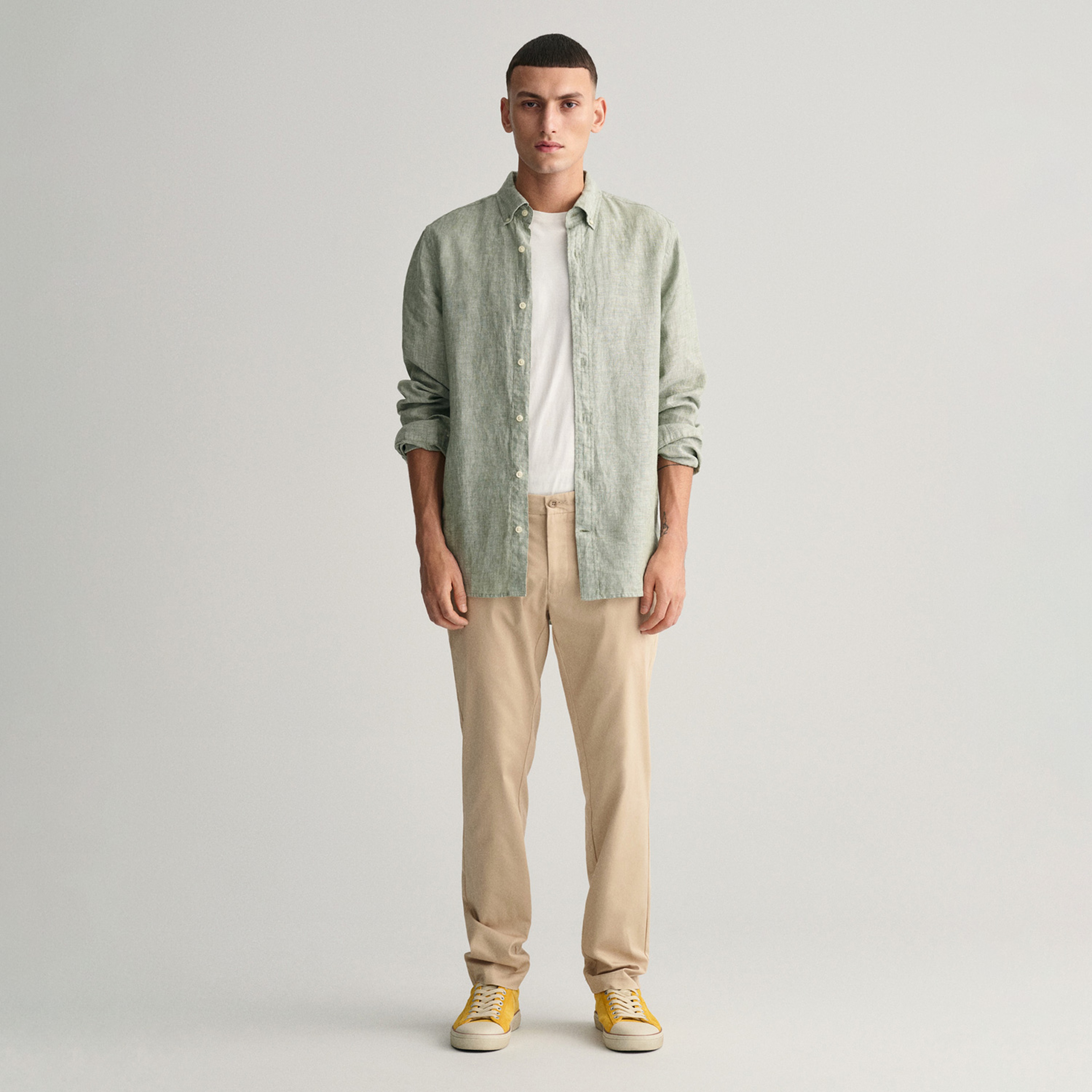 GANT Erkek Bej Slim Fit Pantolon