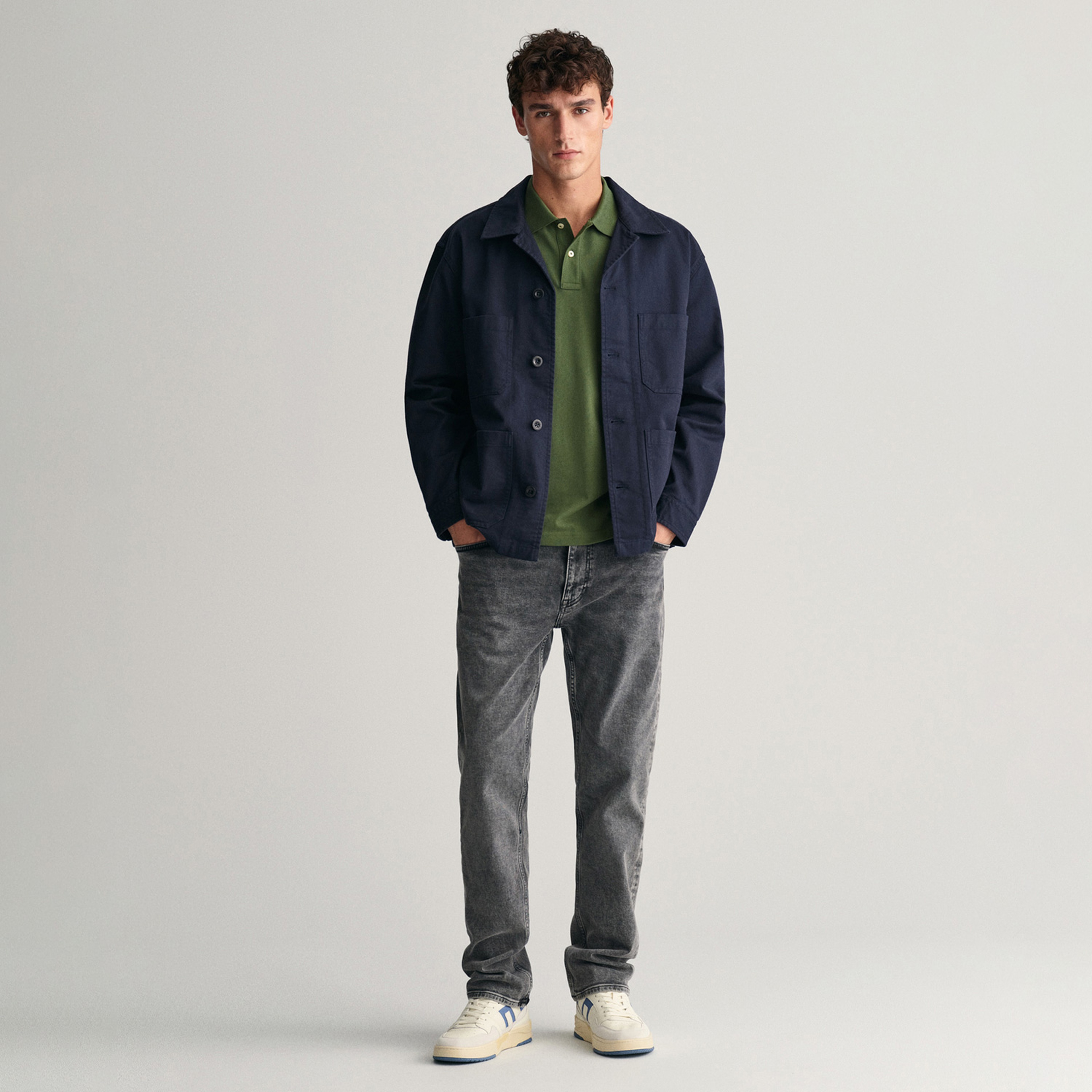 GANT Erkek Yeşil Regular Fit Polo