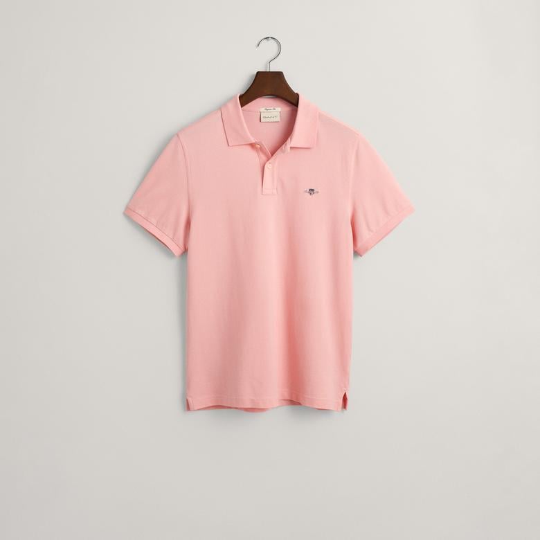 GANT Erkek Pembe Regular Fit Logolu Polo