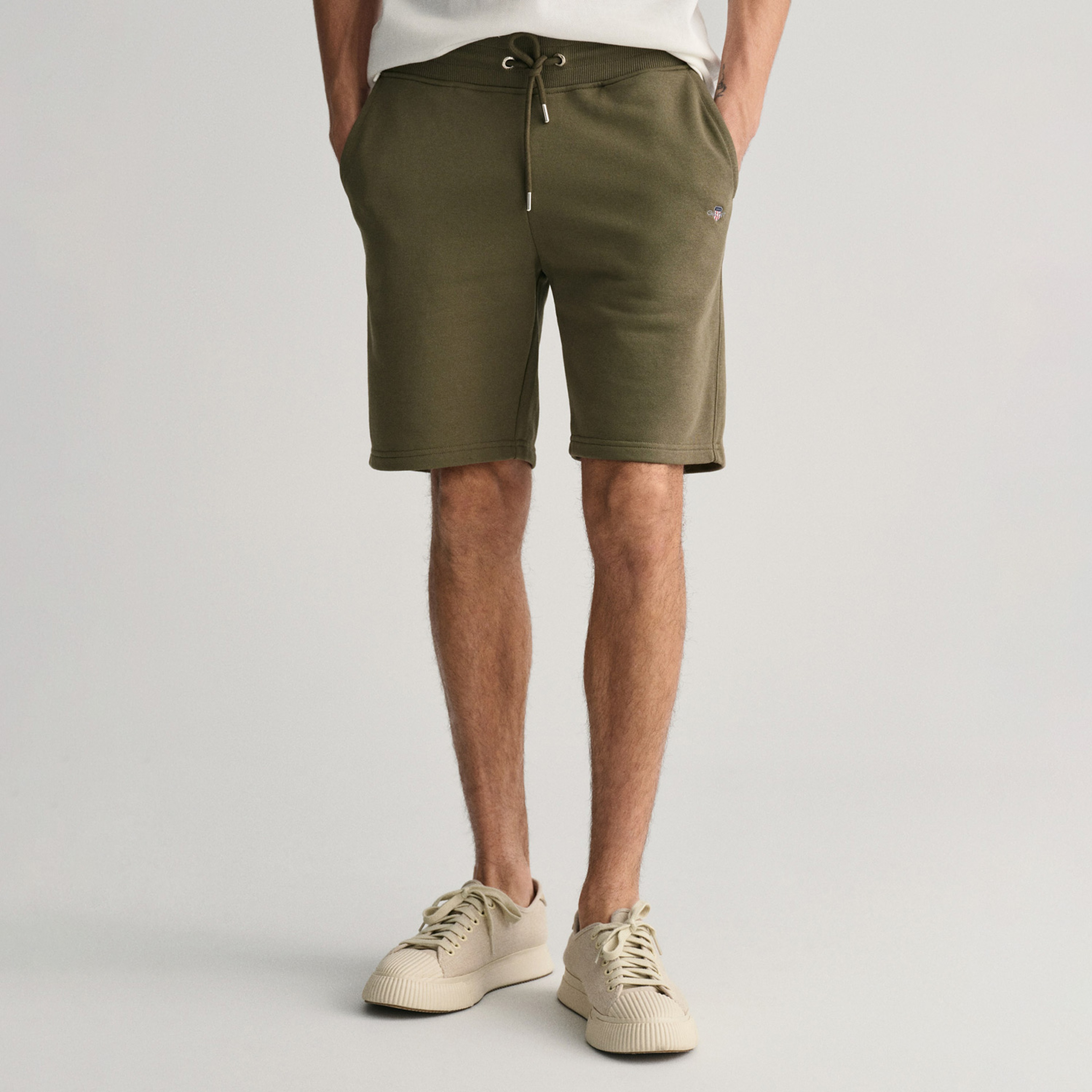 GANT Erkek Yeşil Regular Fit Şort