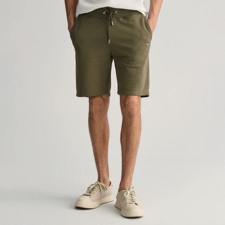 GANT Erkek Yeşil Regular Fit Şort