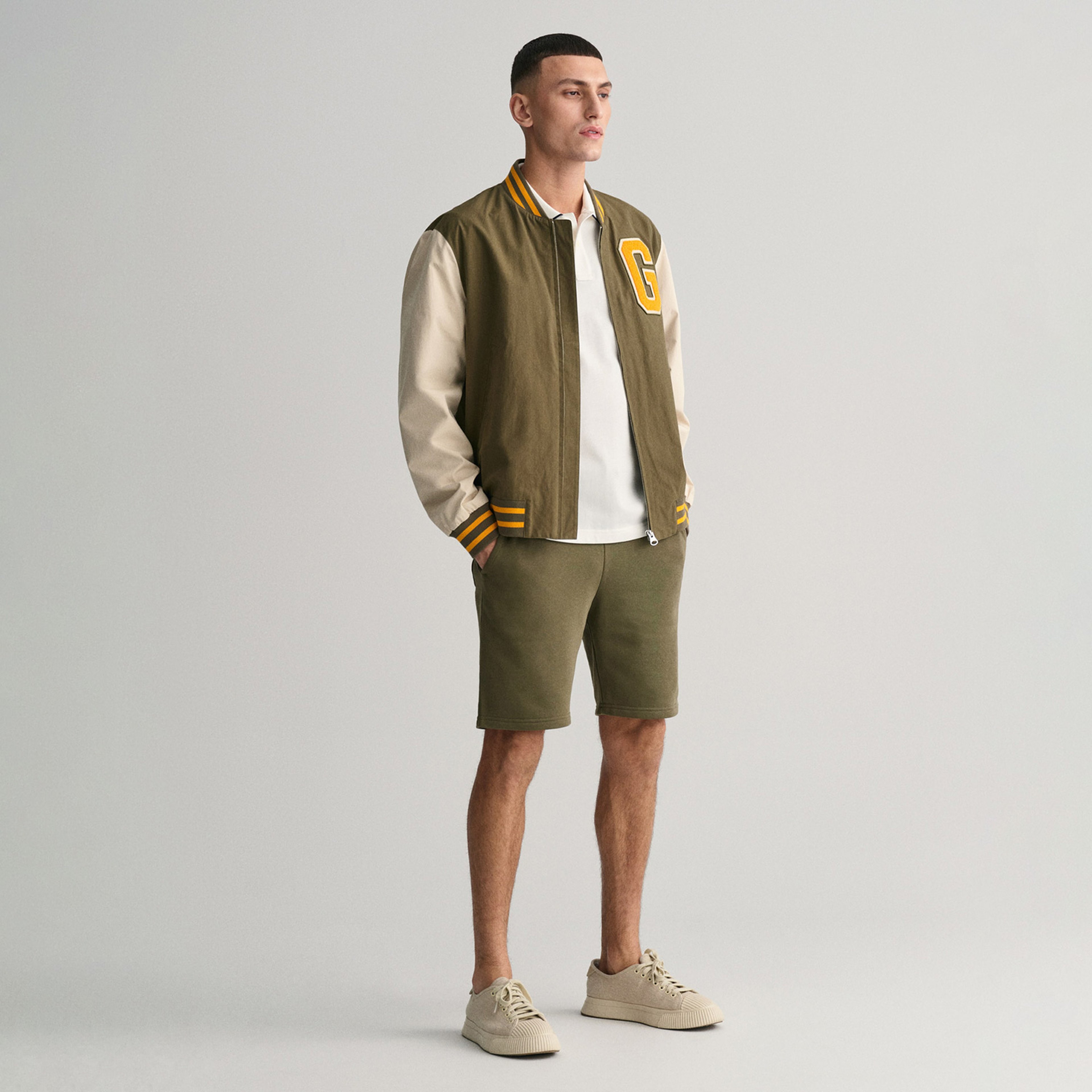 GANT Erkek Yeşil Regular Fit Şort