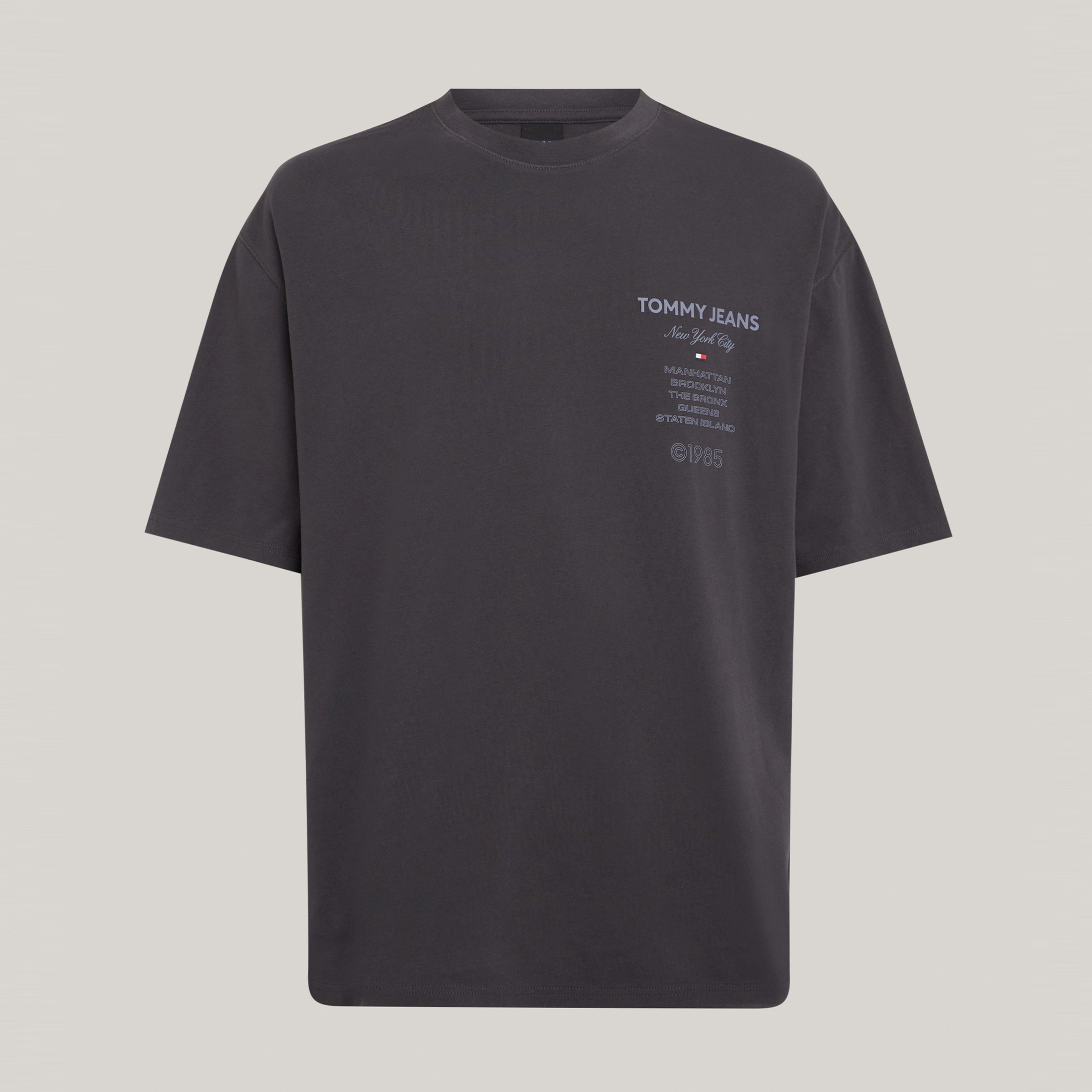 Tommy Hilfiger Erkek Gri Tshirt